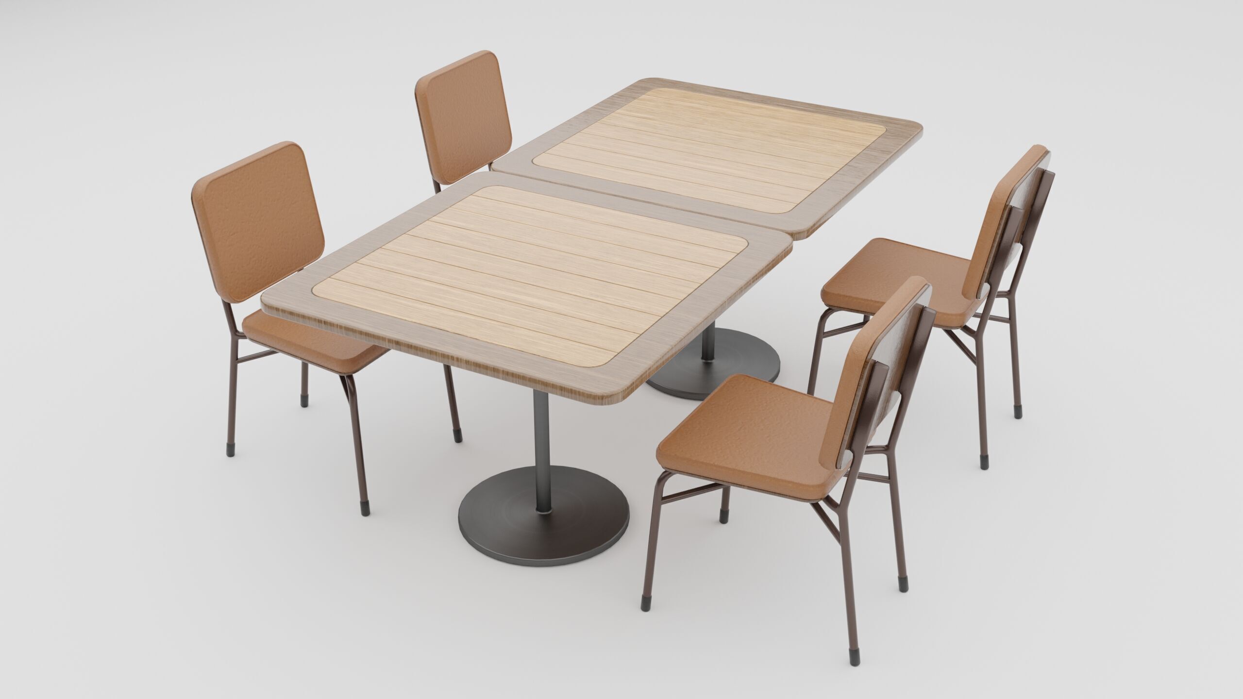 Dining Table Convenience Store 5 3D model_2