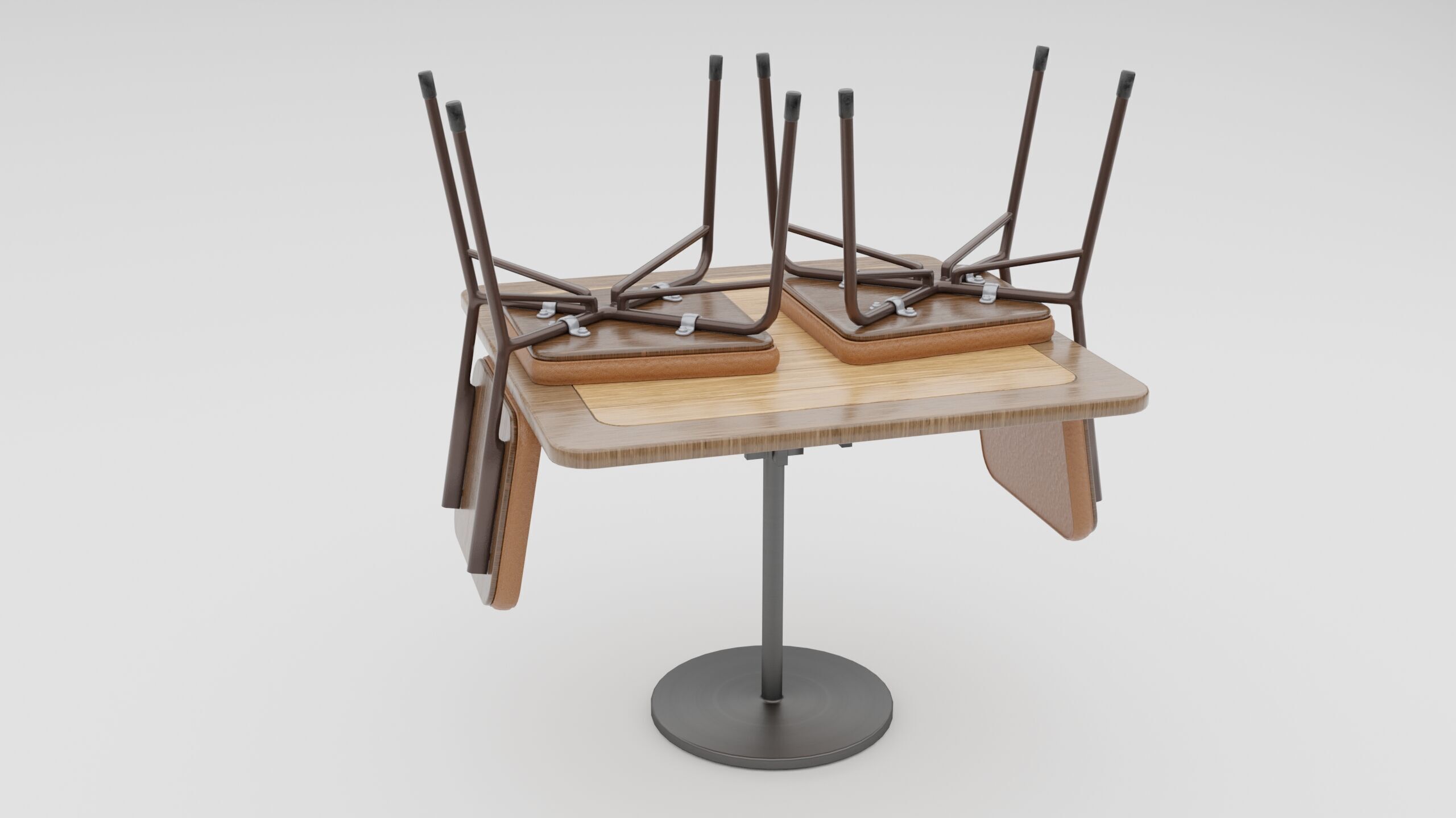 Dining Table Convenience Store 5 3D model_4