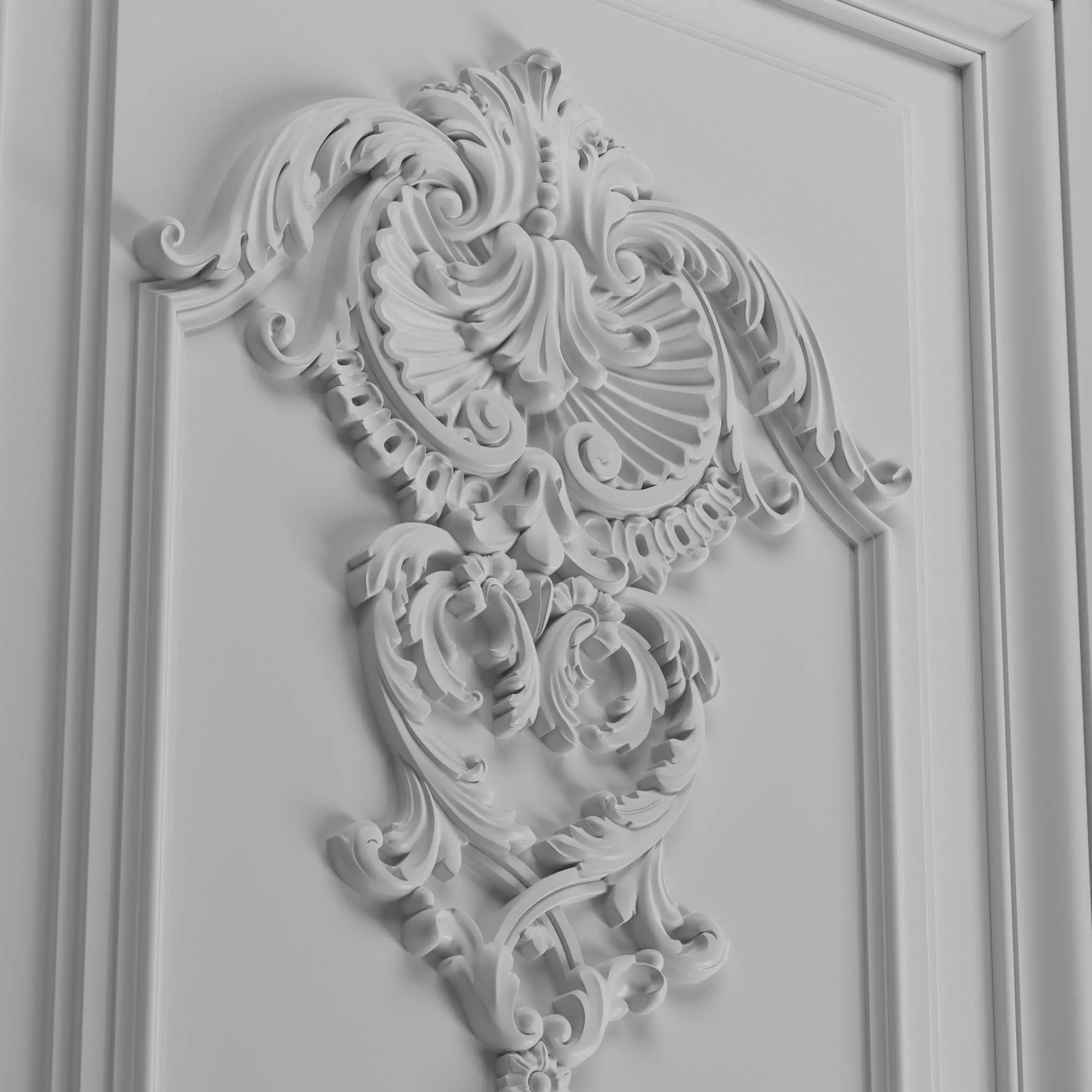 Door dekor 003 3D print model_0