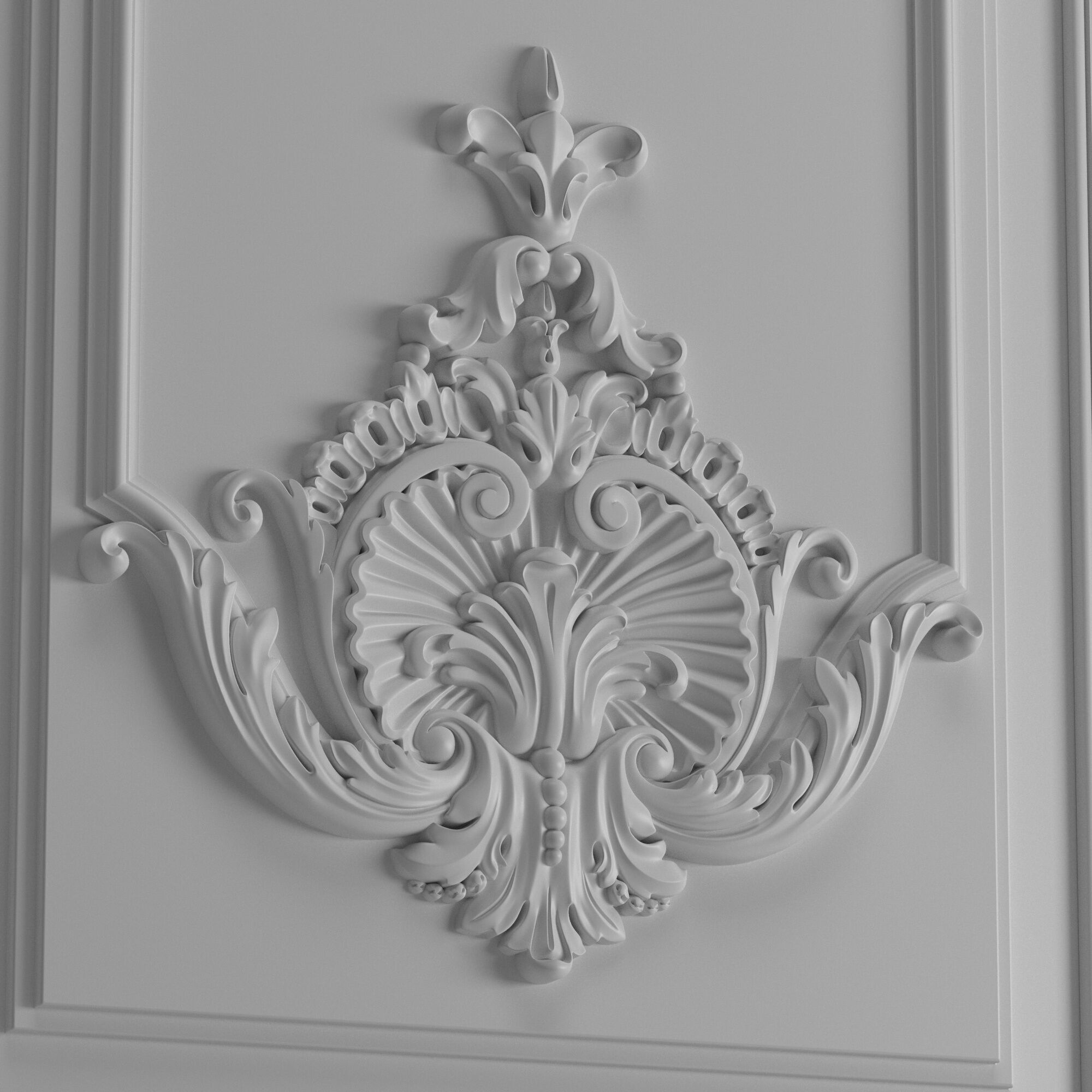 Door dekor 003 3D print model_2