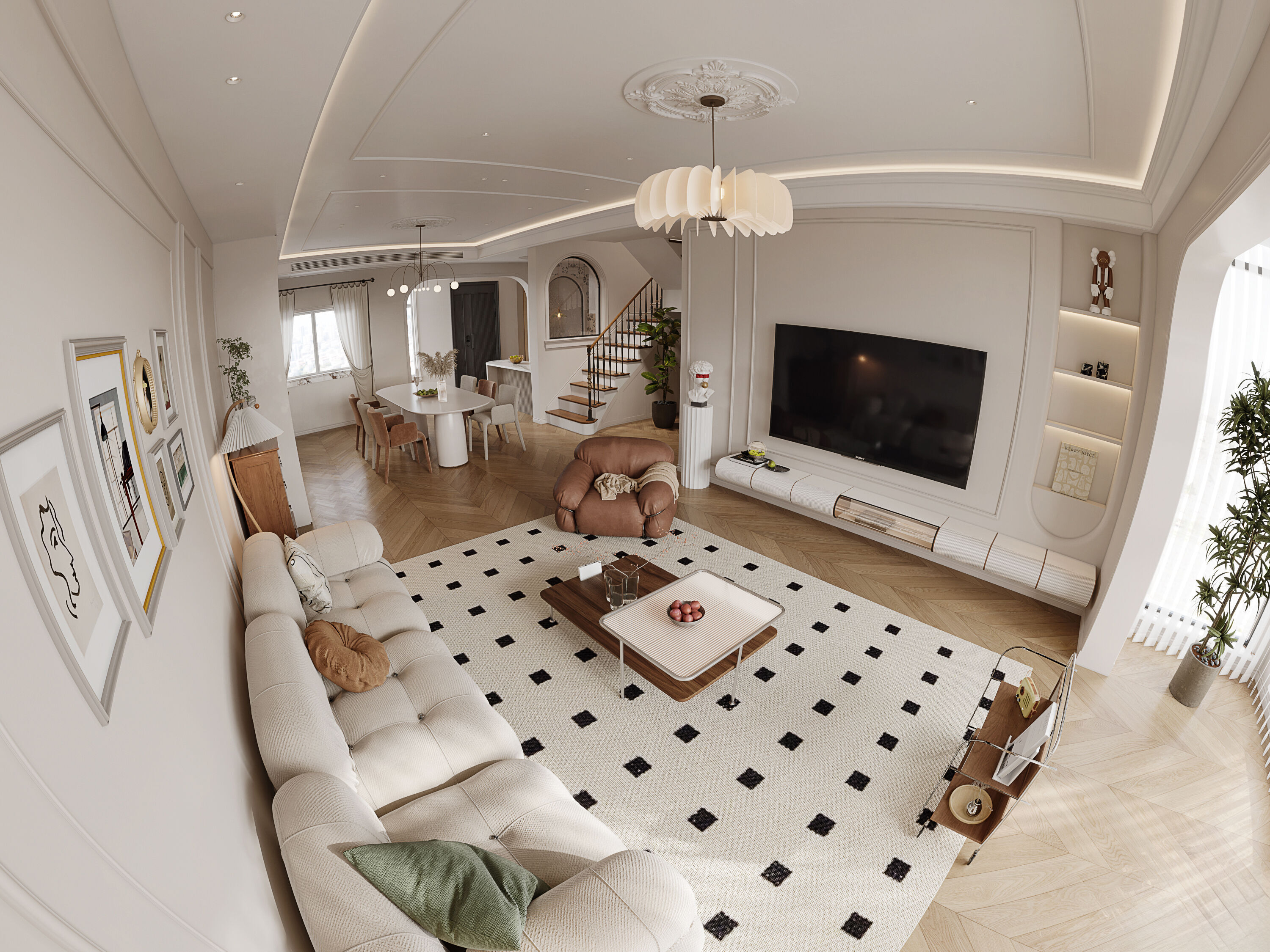 apartment interior     3D model_3