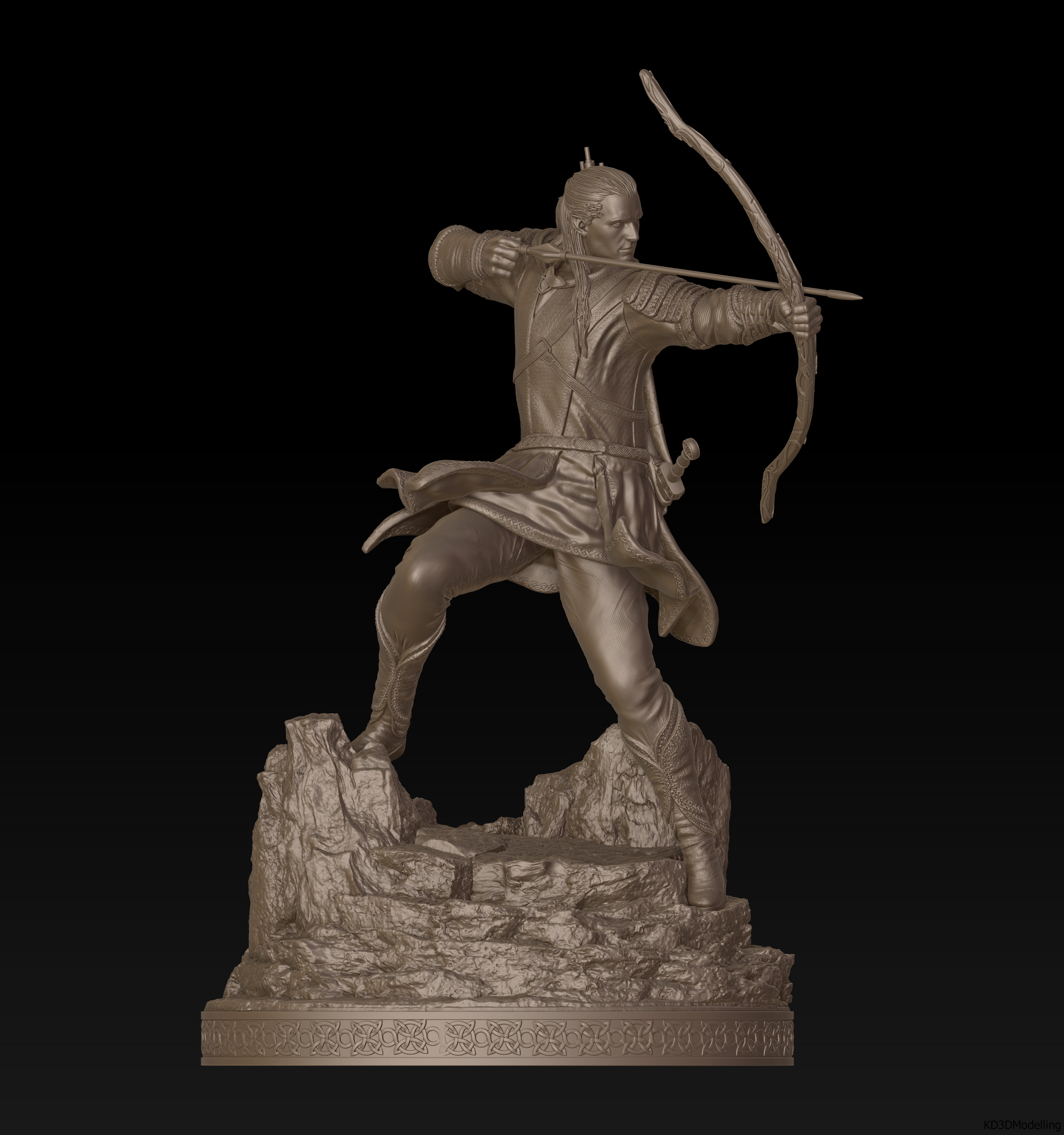 Legolas Elven Archer 3D print model_2
