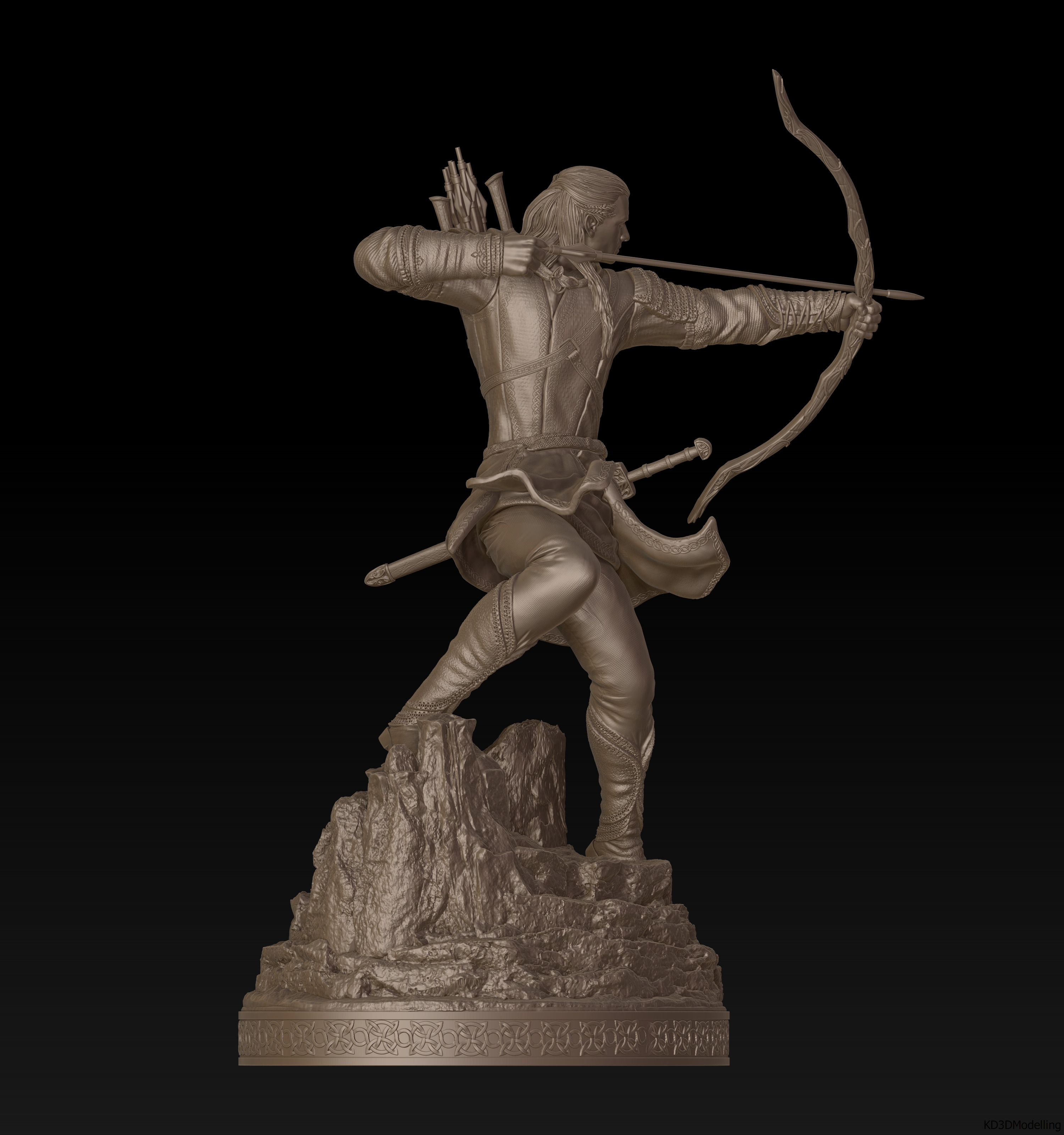 Legolas Elven Archer 3D print model_3