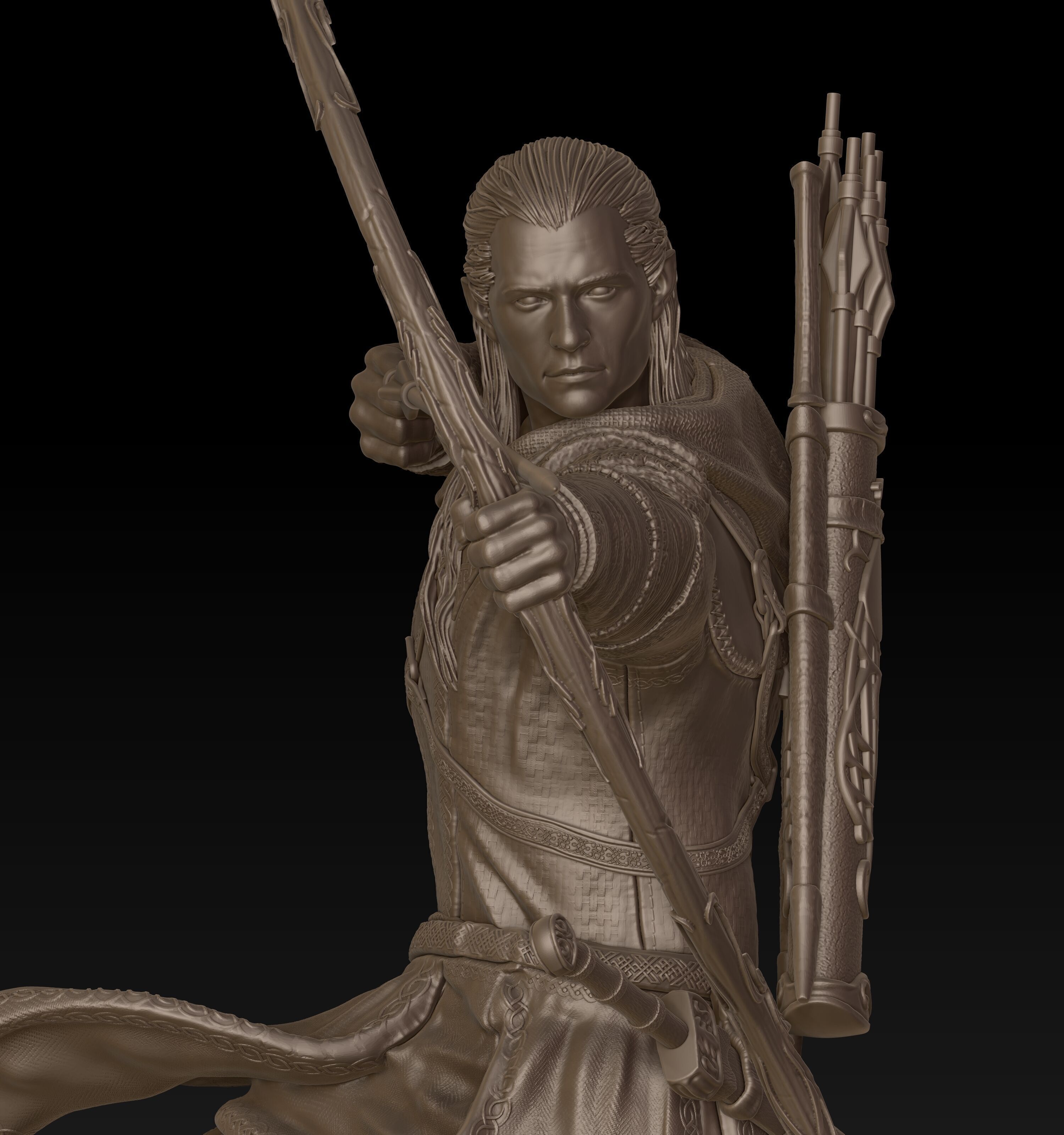 Legolas Elven Archer 3D print model_14