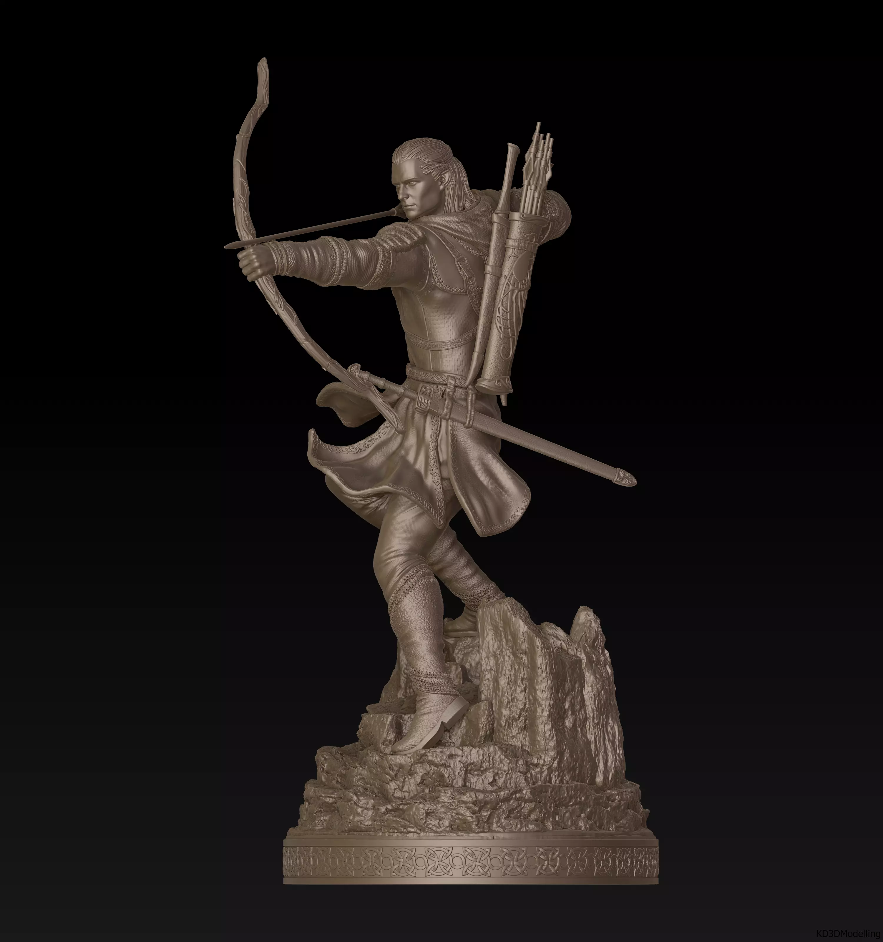 Legolas Elven Archer 3D print model_0