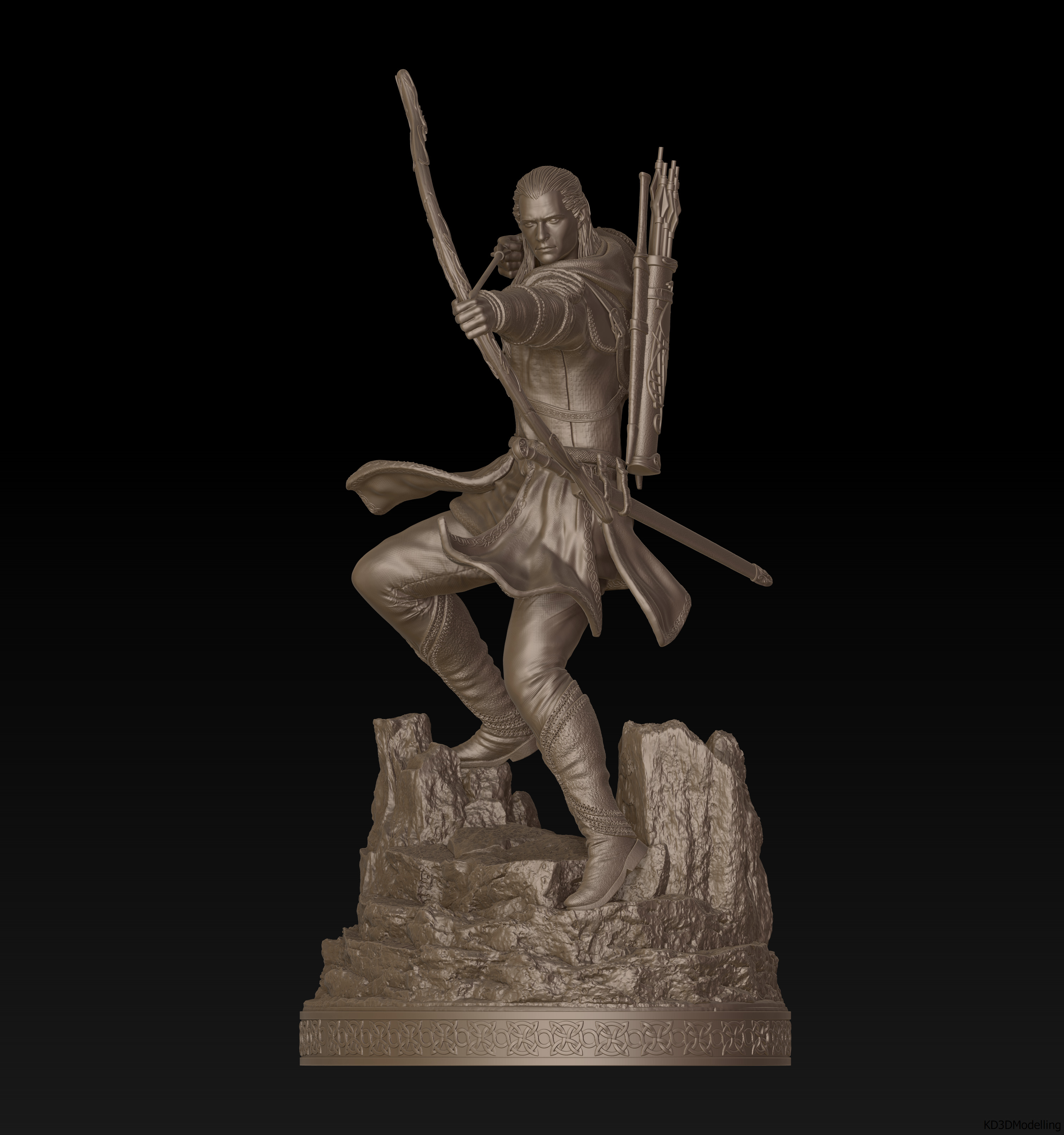 Legolas Elven Archer 3D print model_10
