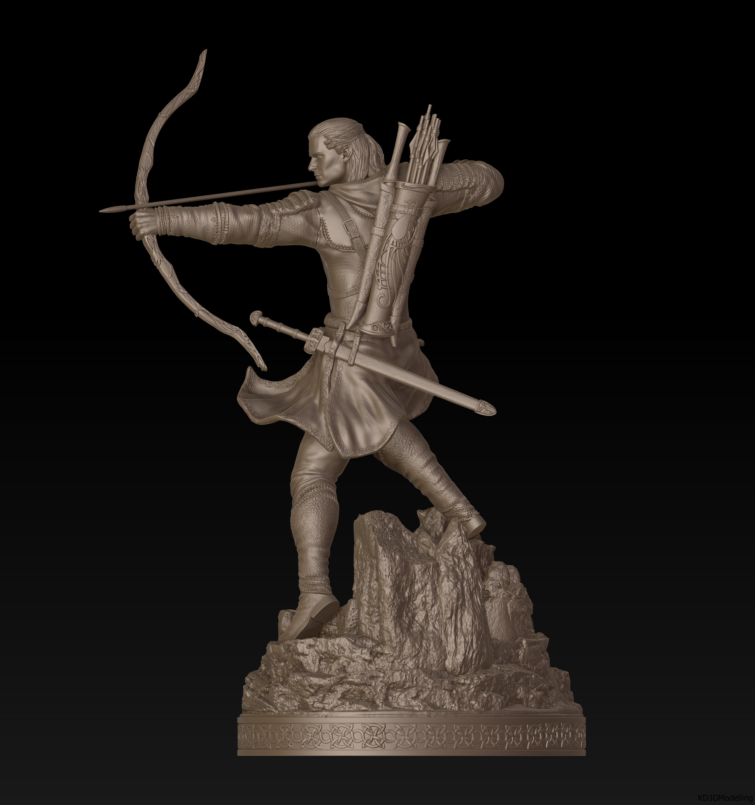 Legolas Elven Archer 3D print model_9