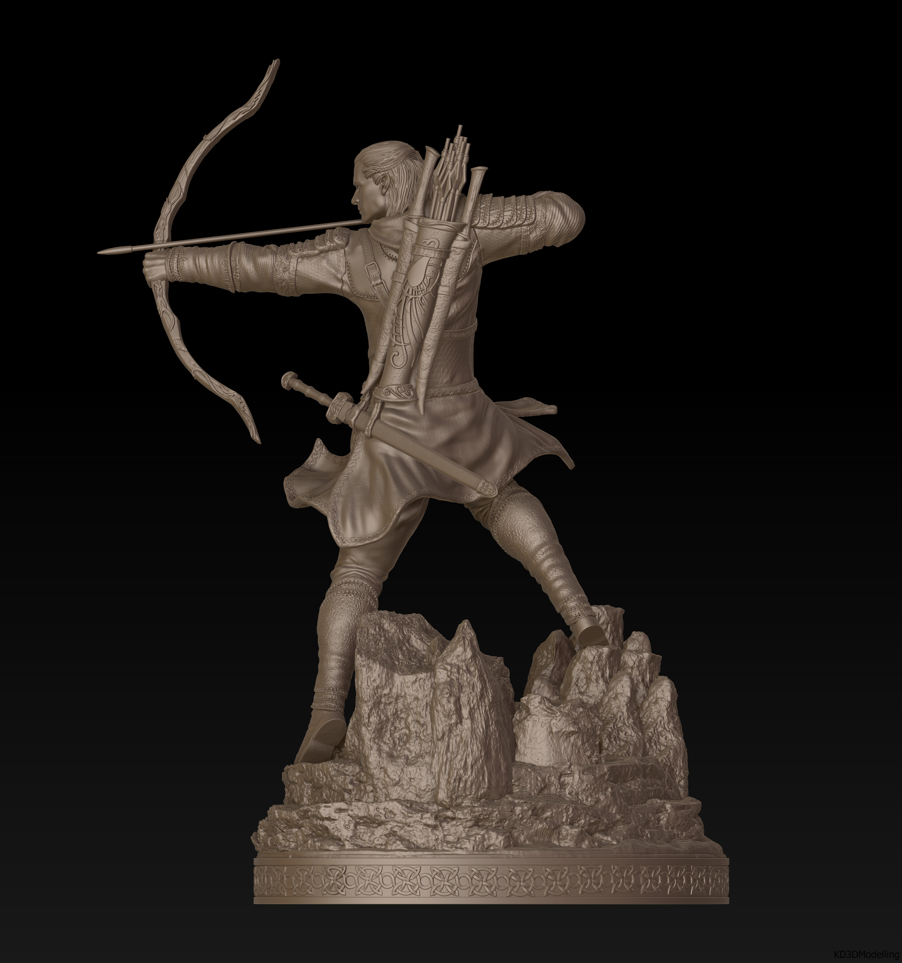 Legolas Elven Archer 3D print model_8