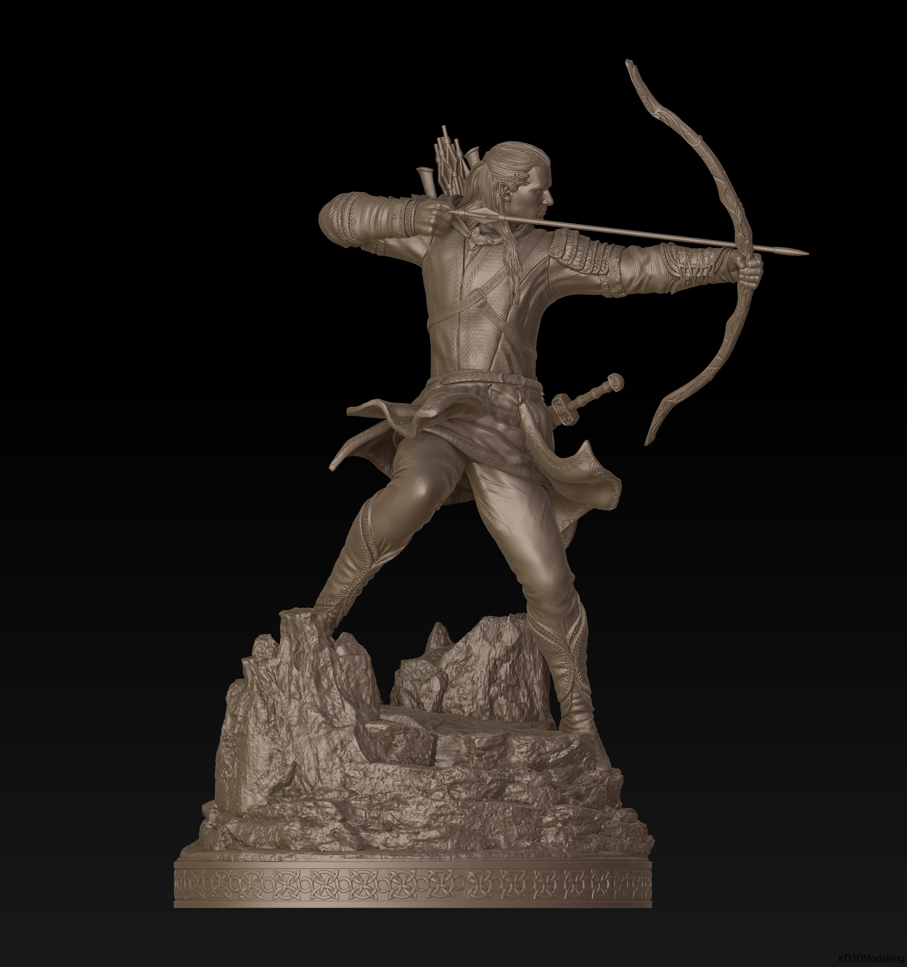 Legolas Elven Archer 3D print model_1