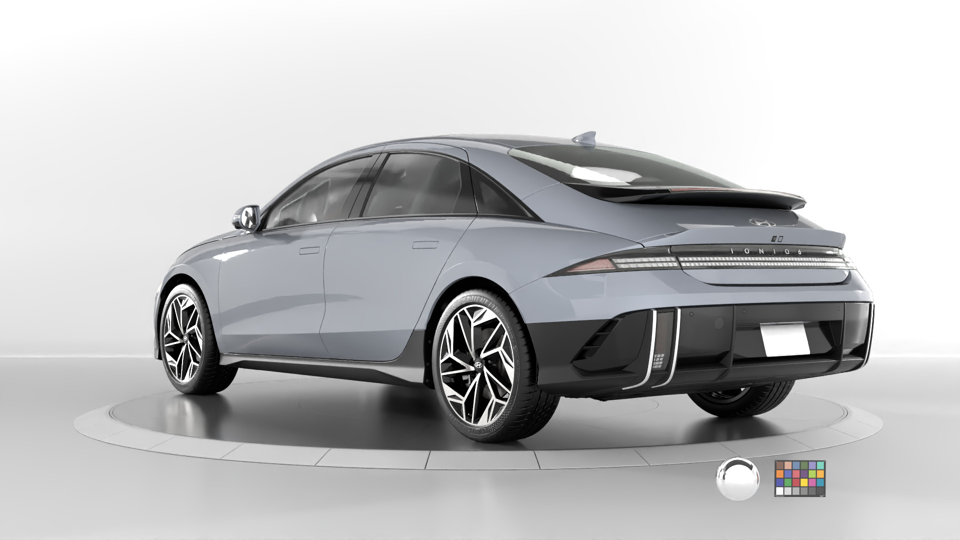 Ioniq 6 2024 -photoreal-Vray-Redshift-Unreal-Lightrigs included 3D model_3