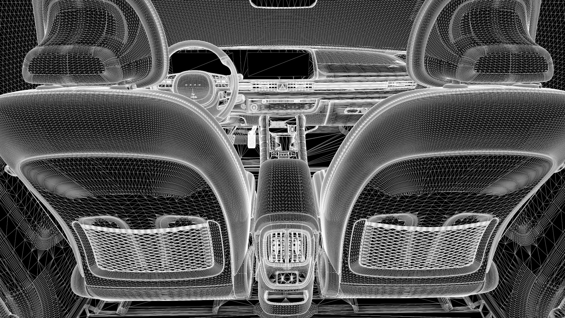 Ioniq 6 2024 -photoreal-Vray-Redshift-Unreal-Lightrigs included 3D model_15