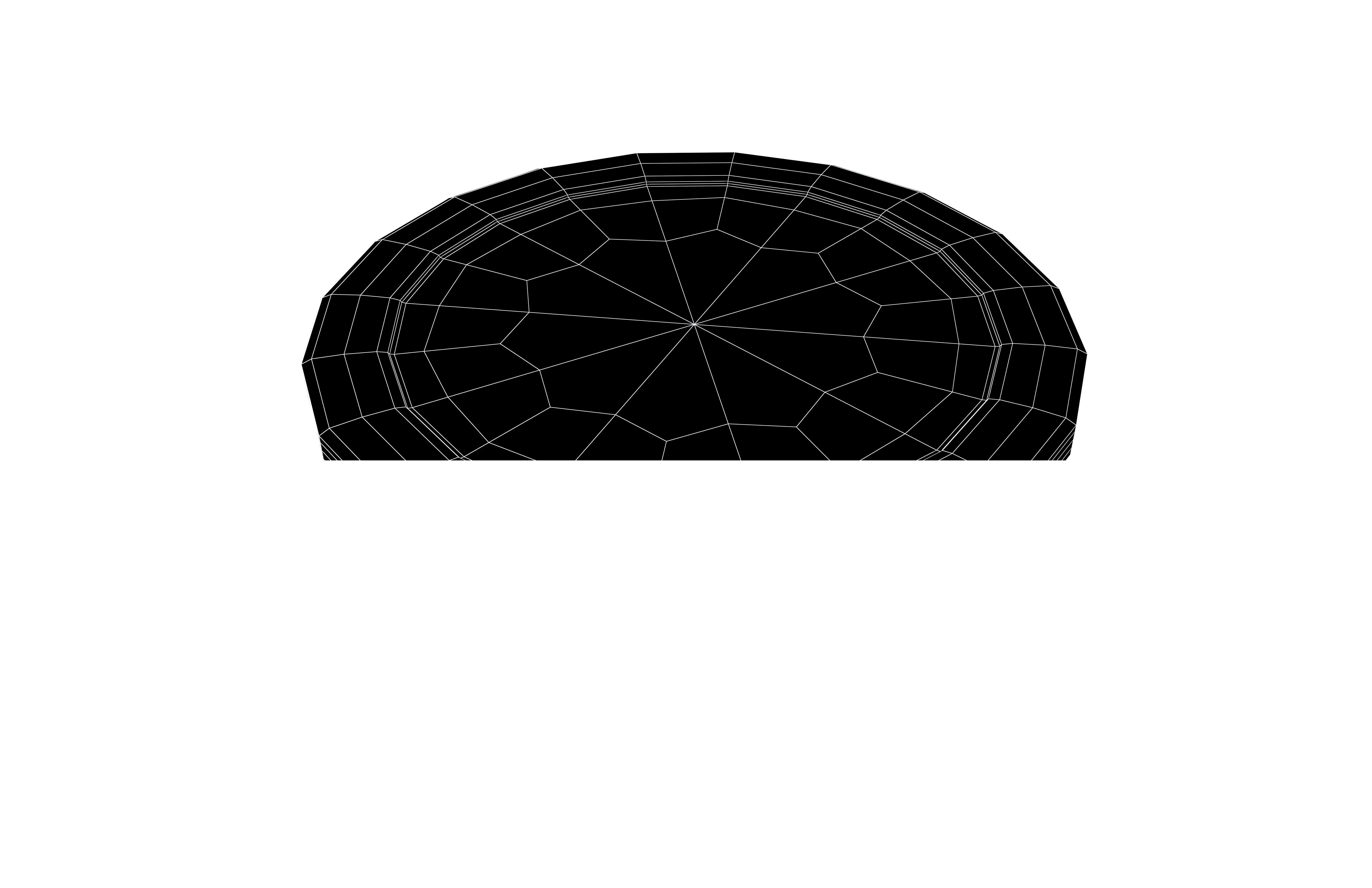 Trampoline v1 003 Low-poly 3D model_4