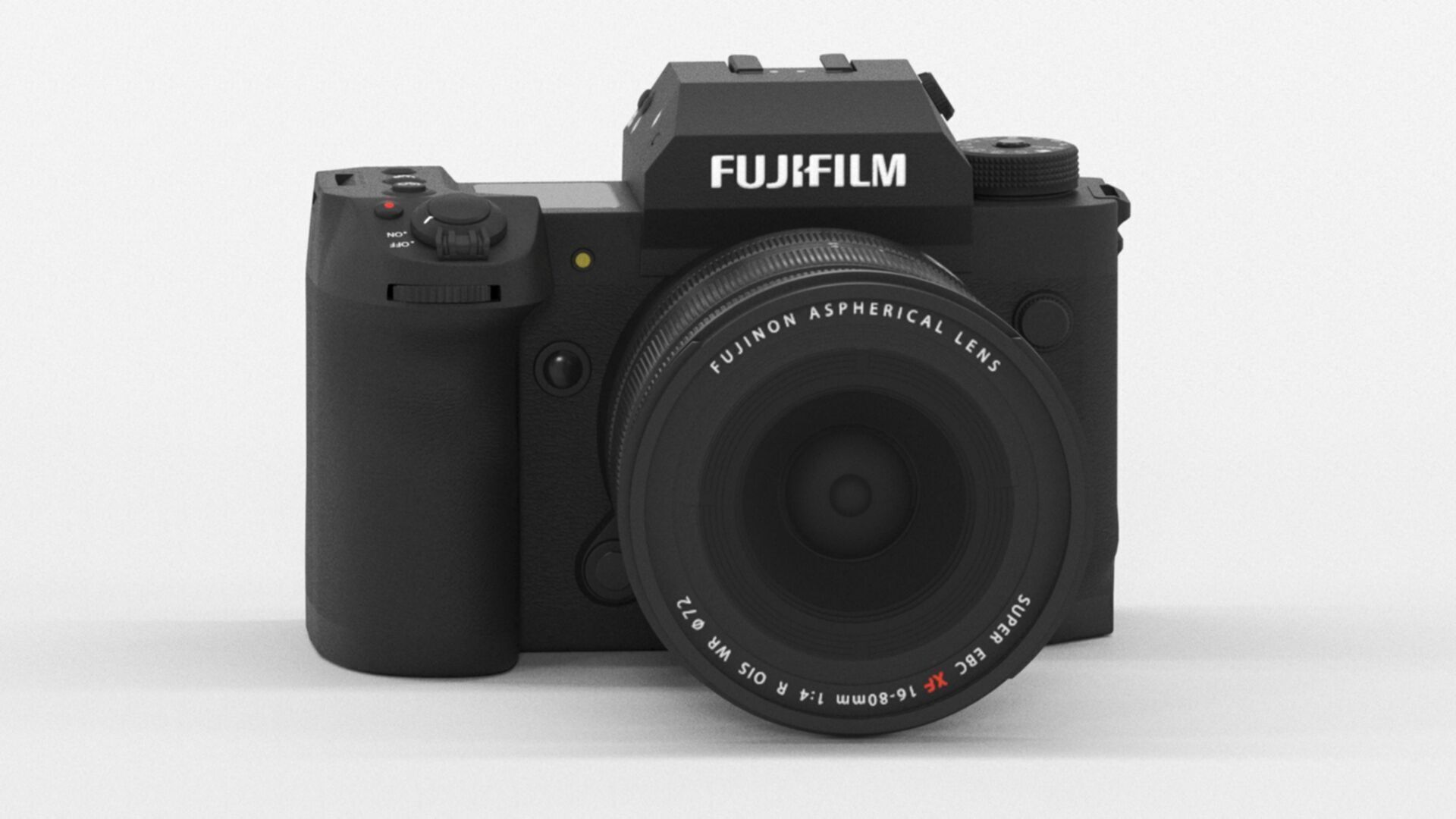 FUJIFILM X H2 XF16 80mm Kit Mirrorless Camera Low-poly 3D model_1