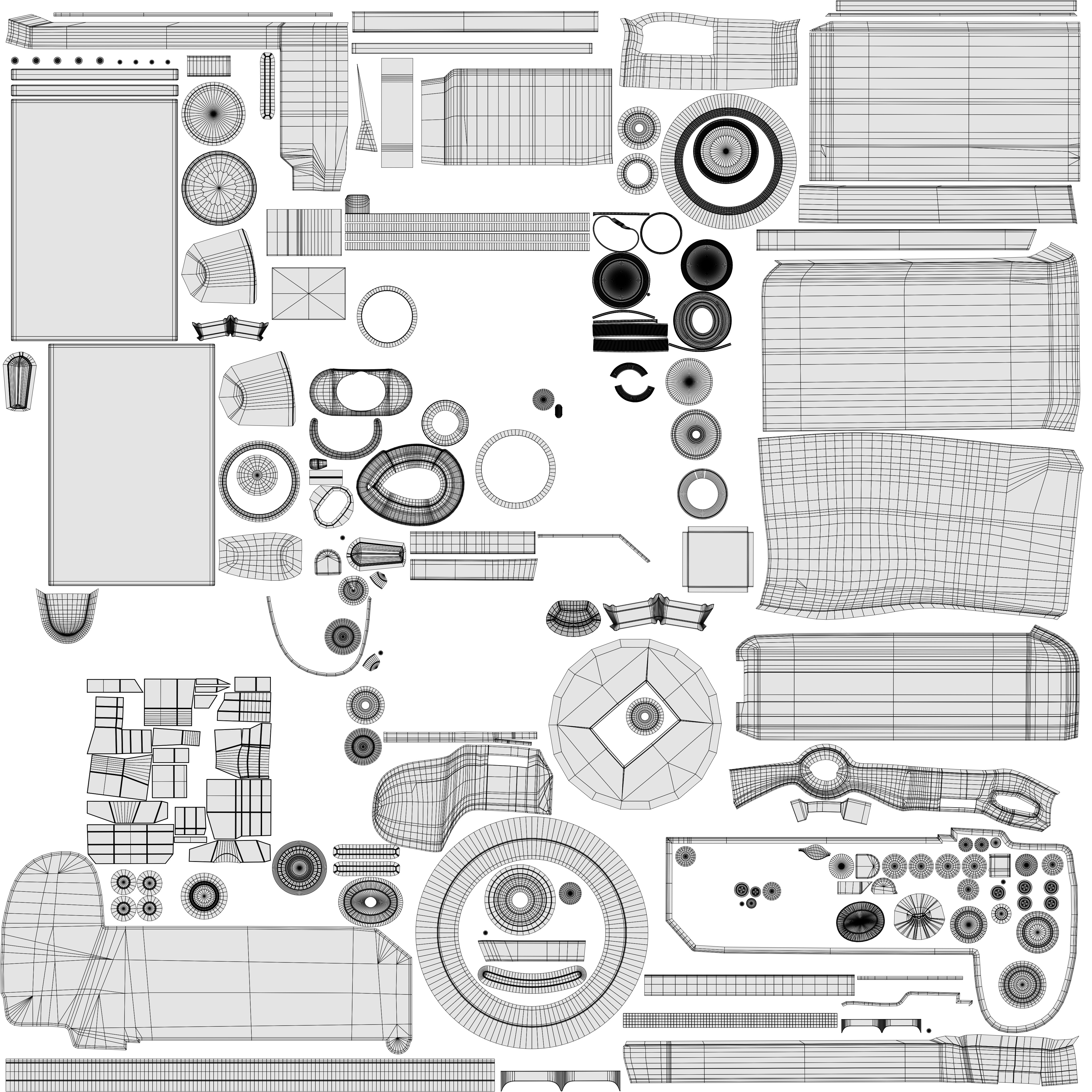 FUJIFILM X H2 XF16 80mm Kit Mirrorless Camera Low-poly 3D model_14