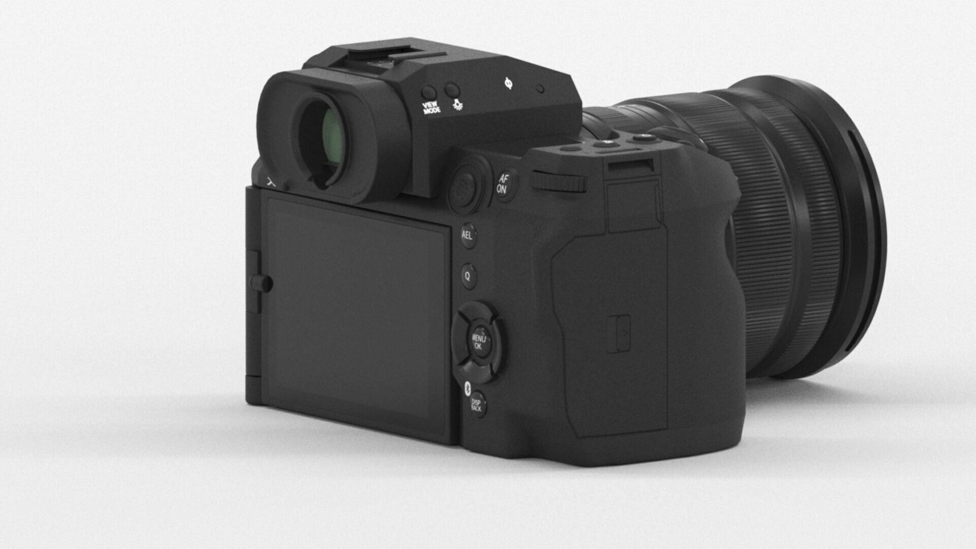 FUJIFILM X H2 XF16 80mm Kit Mirrorless Camera Low-poly 3D model_4