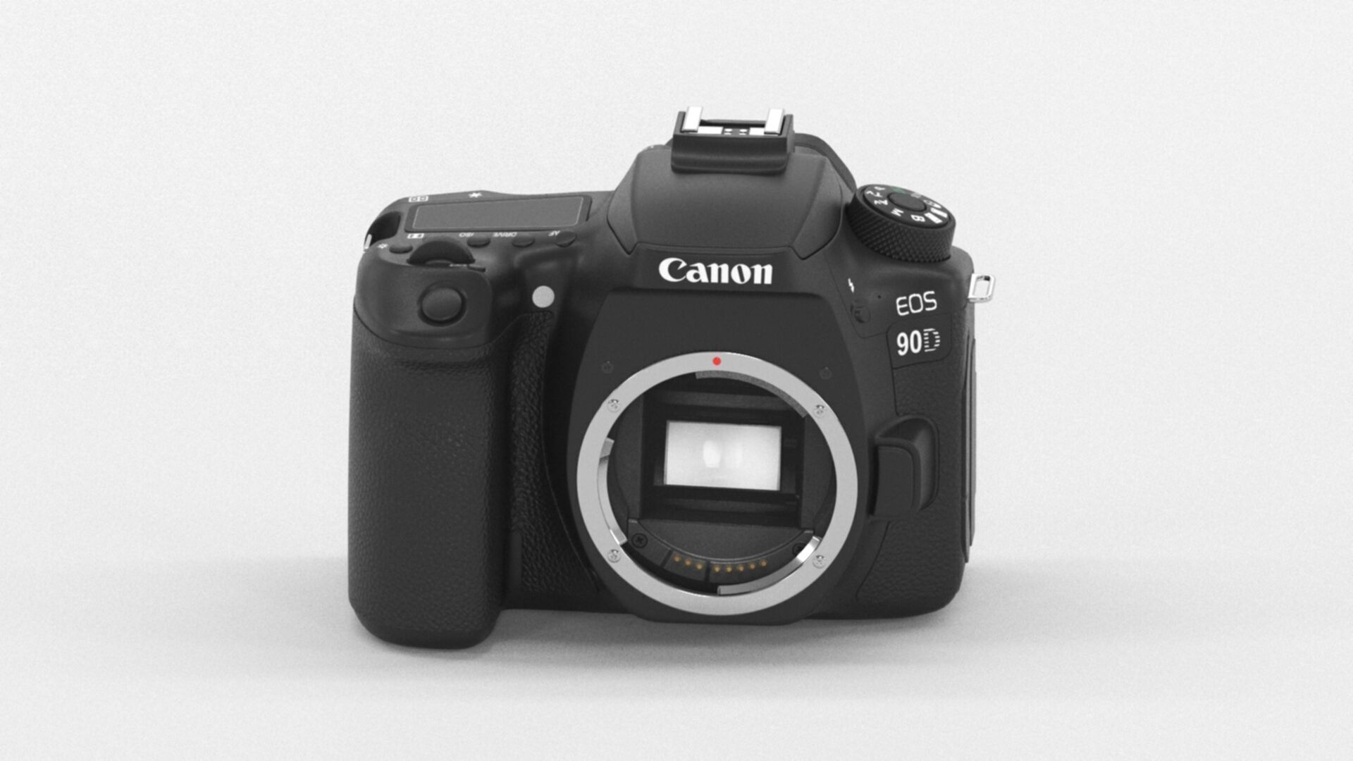 Canon EOS 90D Camera  32 5 MP Low-poly 3D model_7