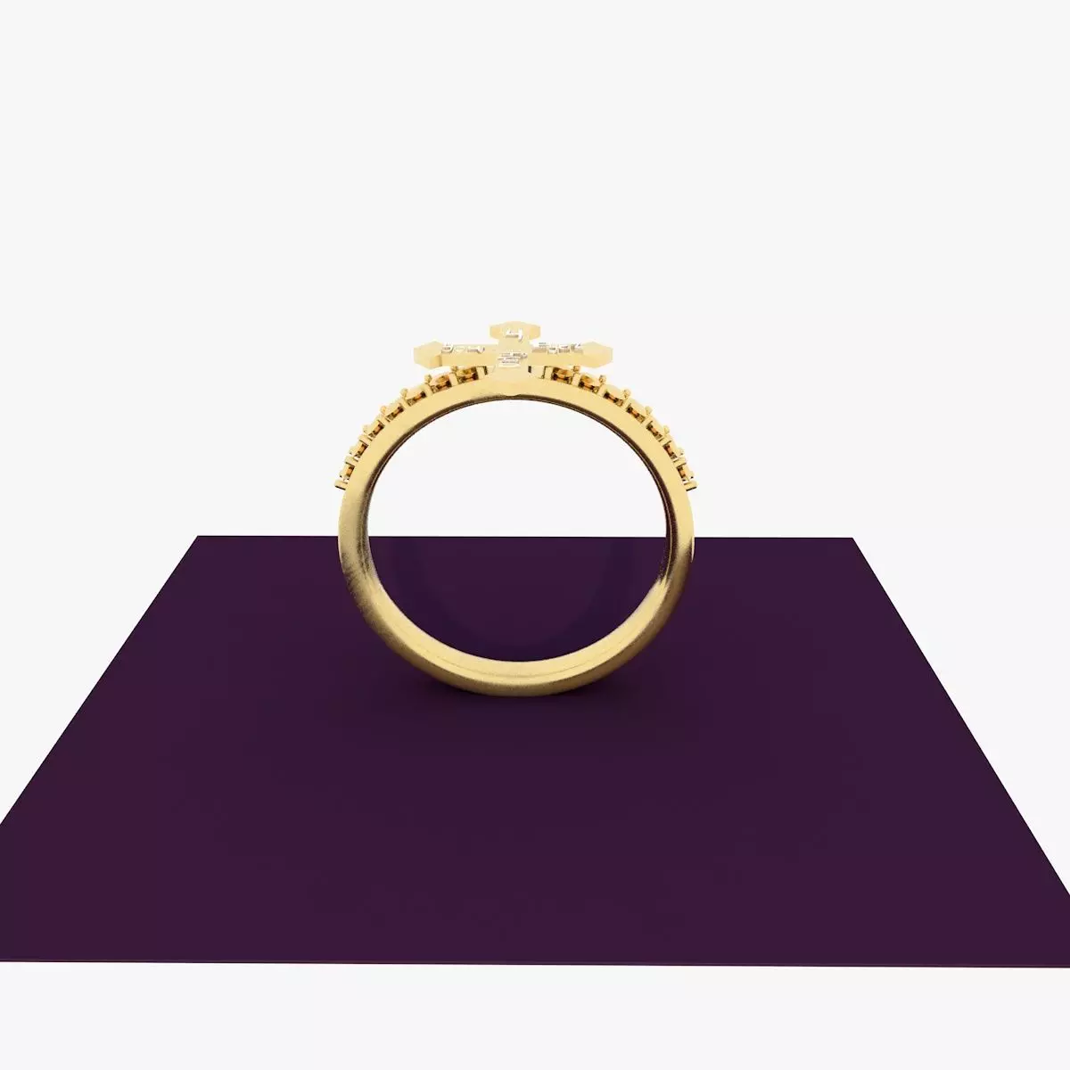 Golden Ring  3D print model_0