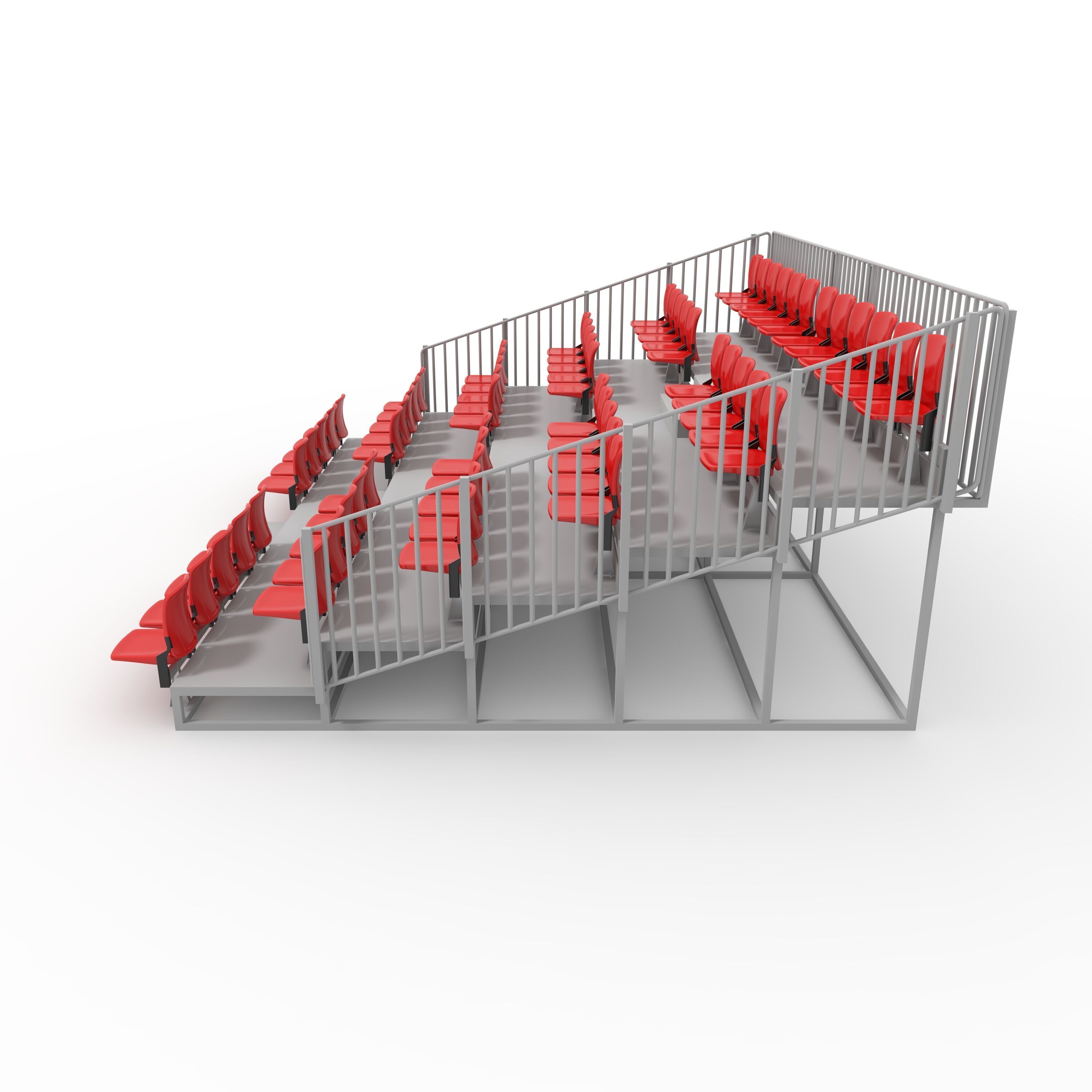 Bleachers 29 3D model_4