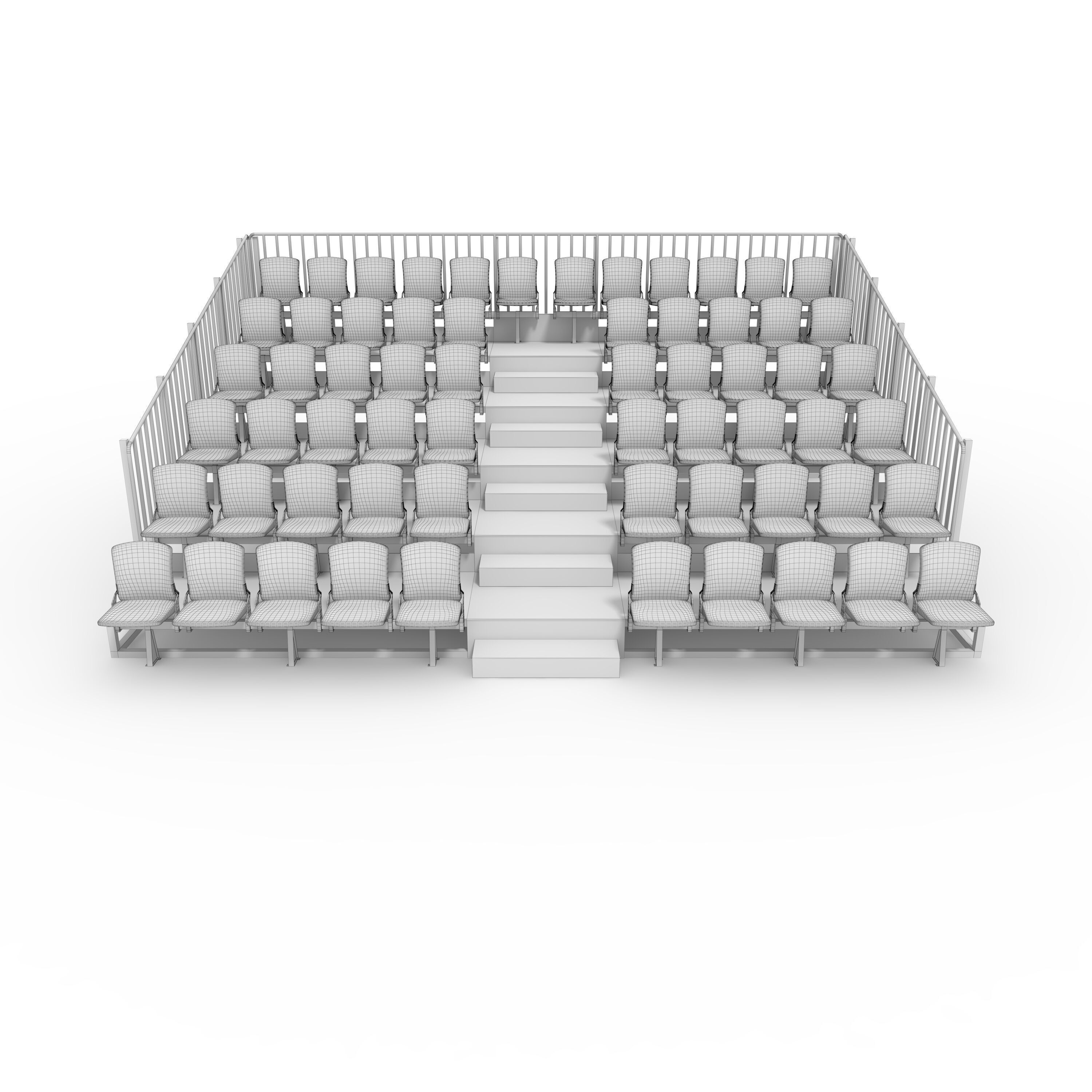 Bleachers 29 3D model_3