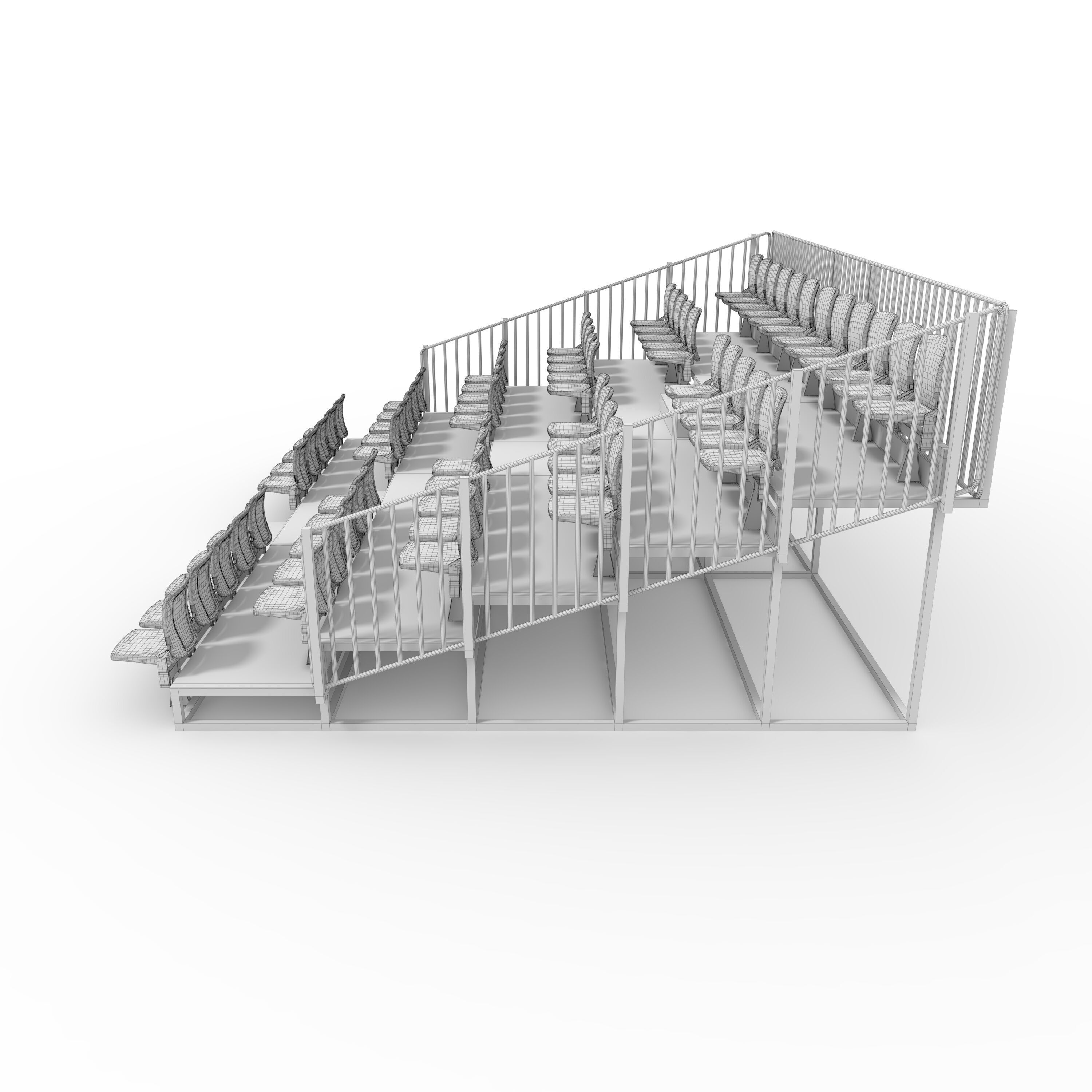 Bleachers 29 3D model_5