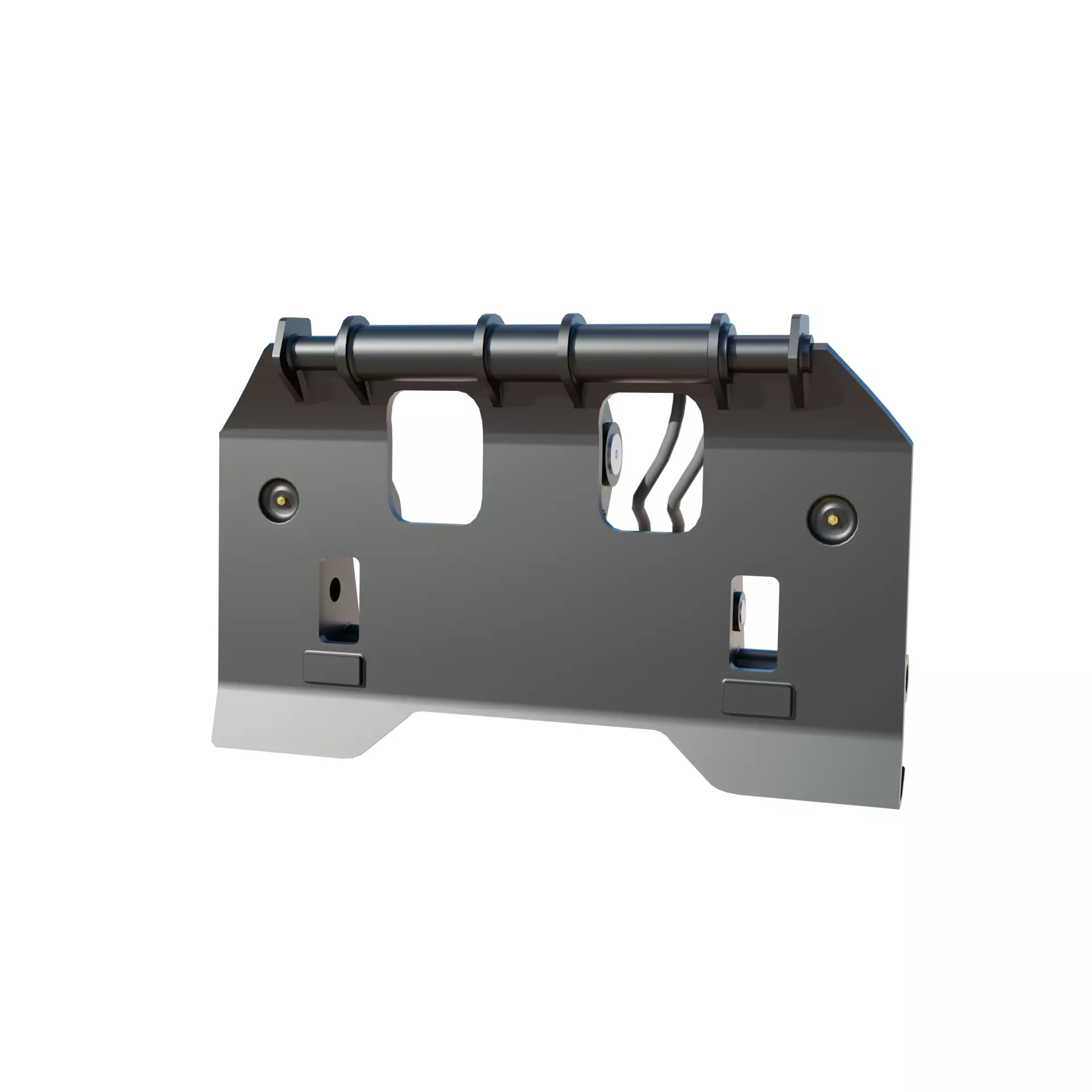 Quick Coupler for Wheel Loaders - Heavy Duty Attachment Low-poly 3D model