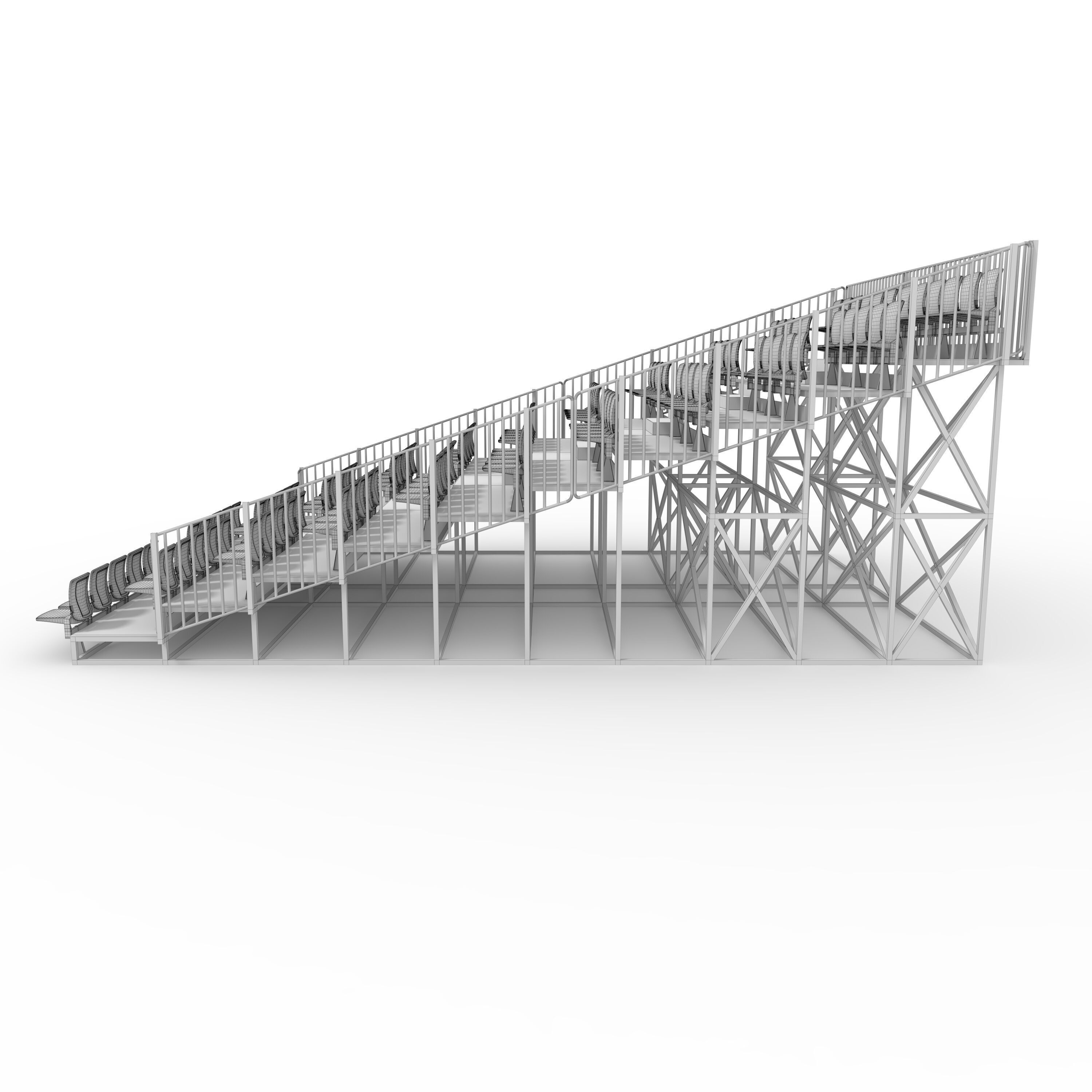 Bleachers 30 3D model_13