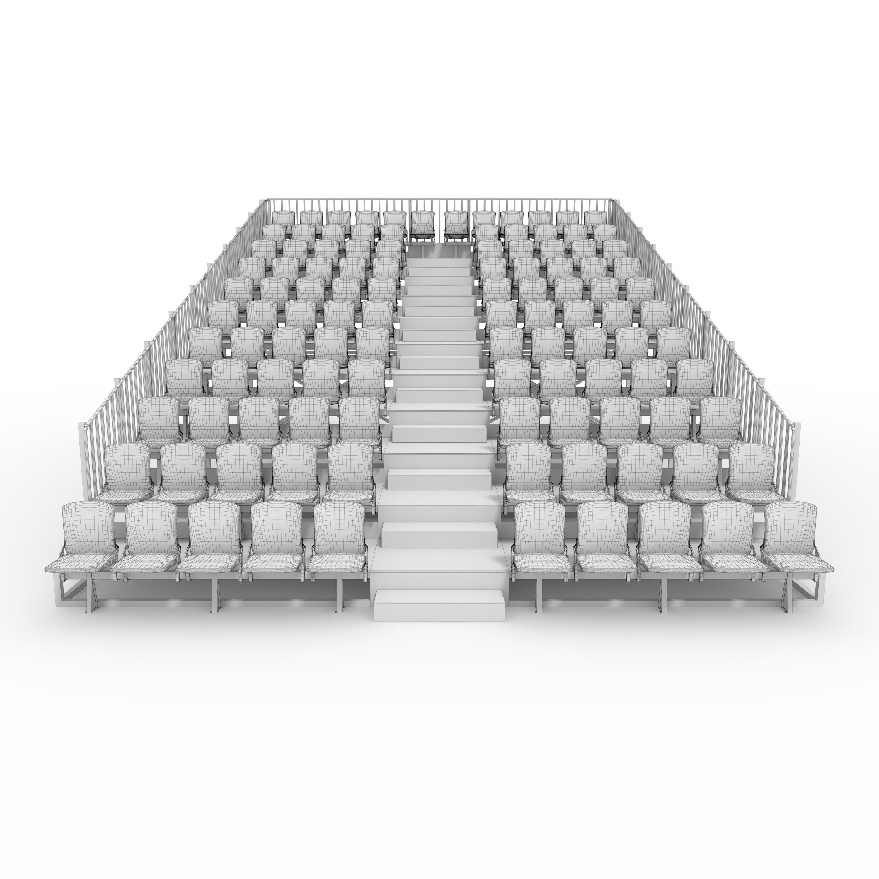 Bleachers 30 3D model_11