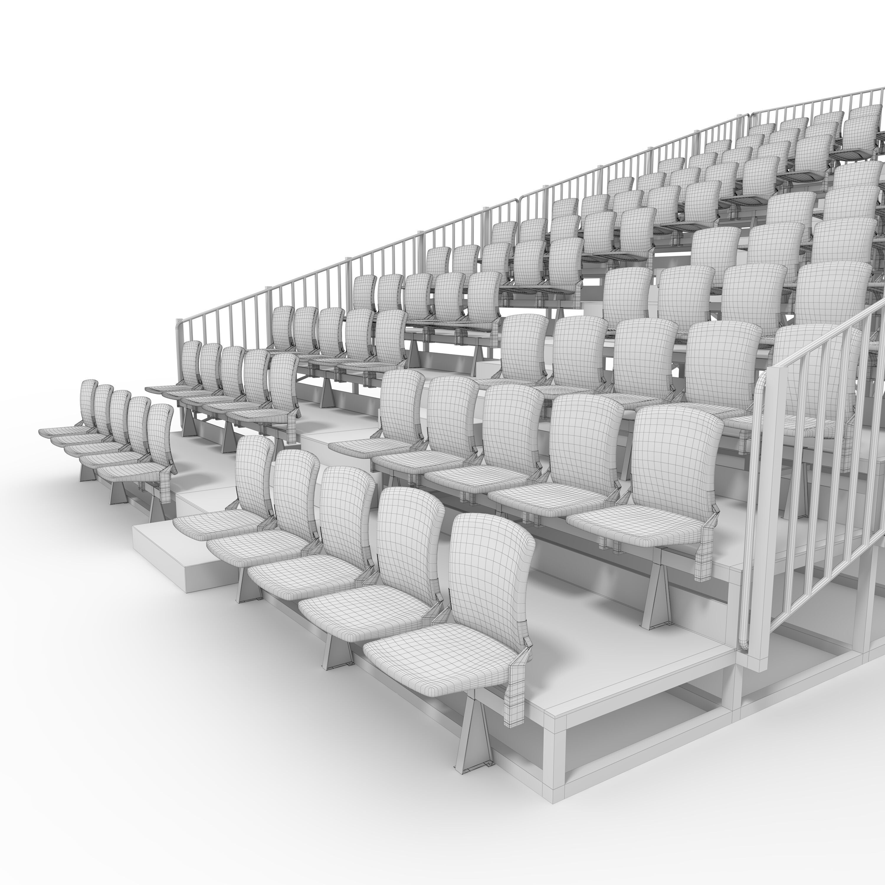 Bleachers 30 3D model_21