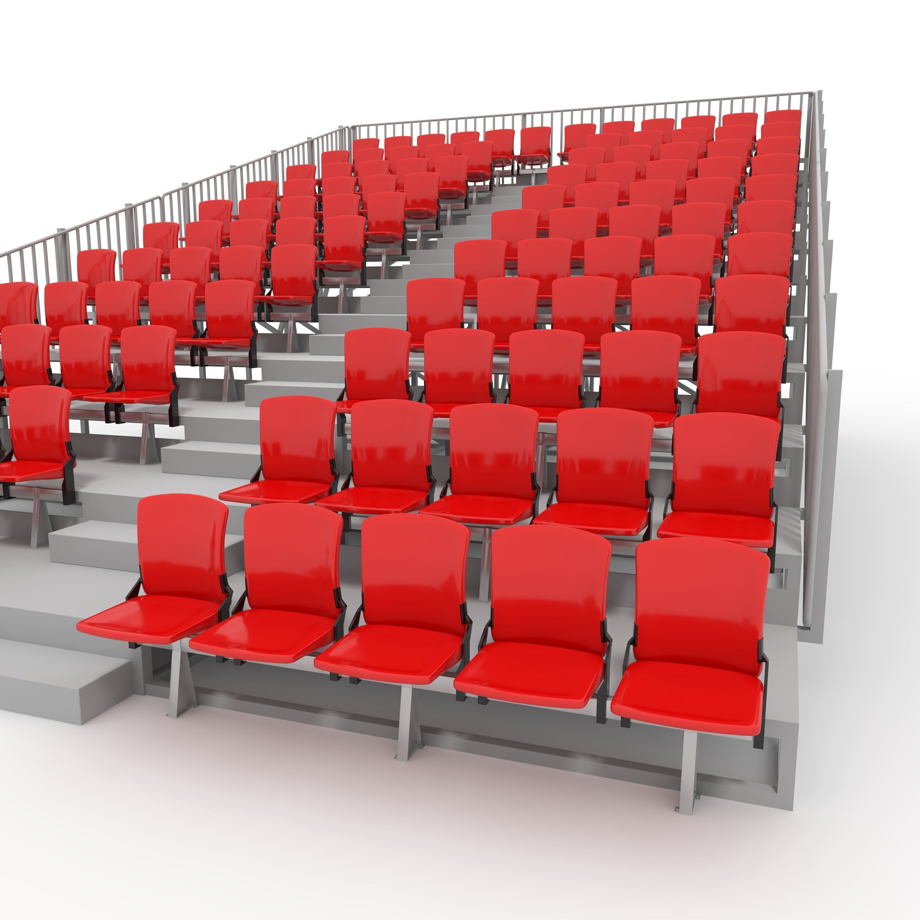 Bleachers 30 3D model_22