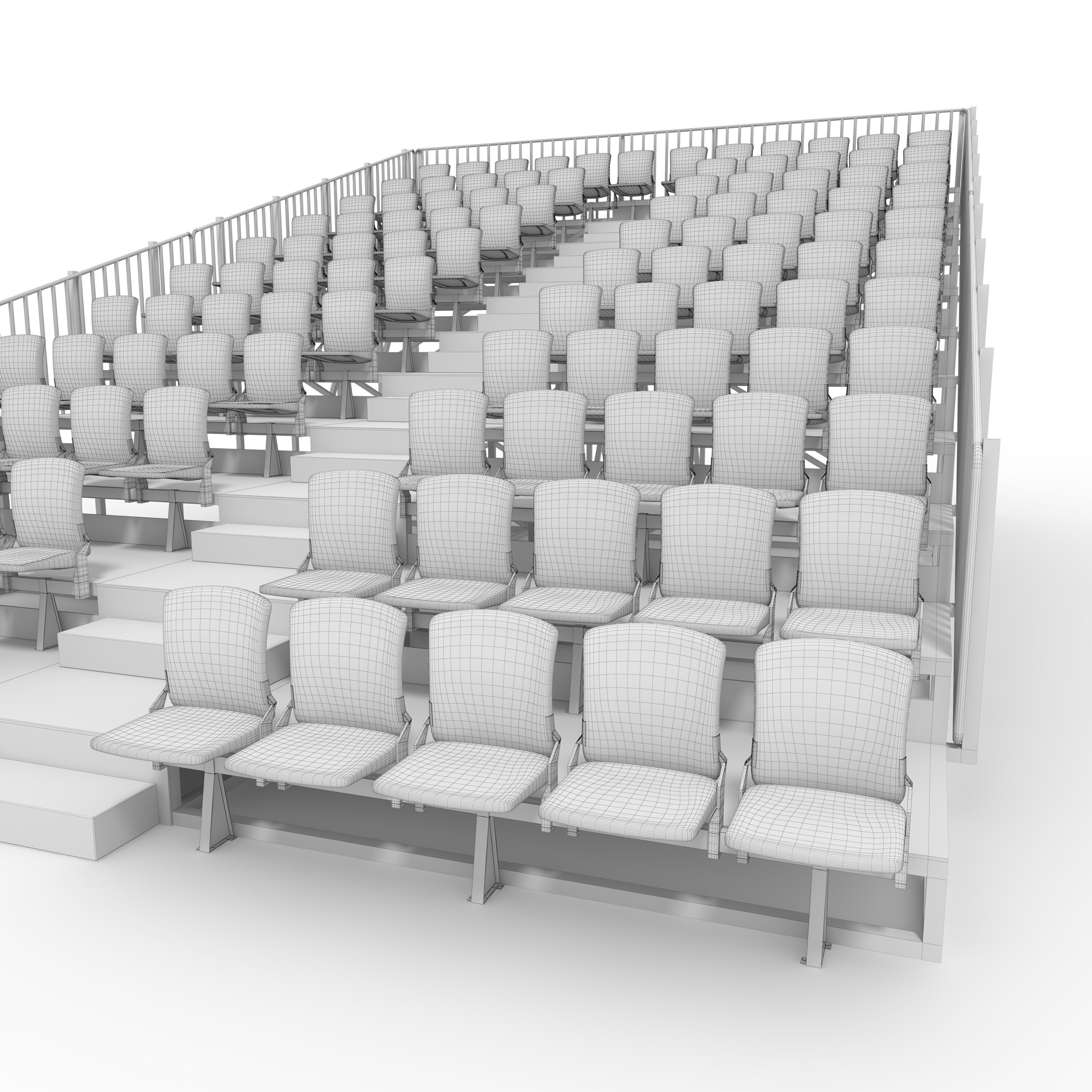 Bleachers 30 3D model_23