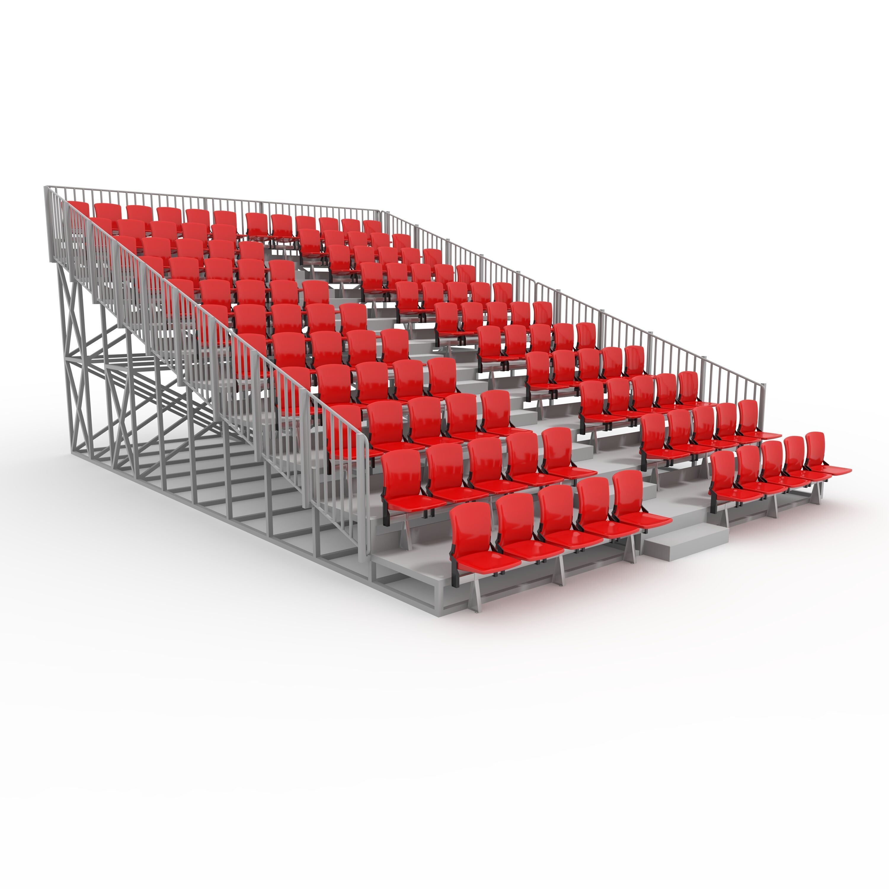 Bleachers 30 3D model_8