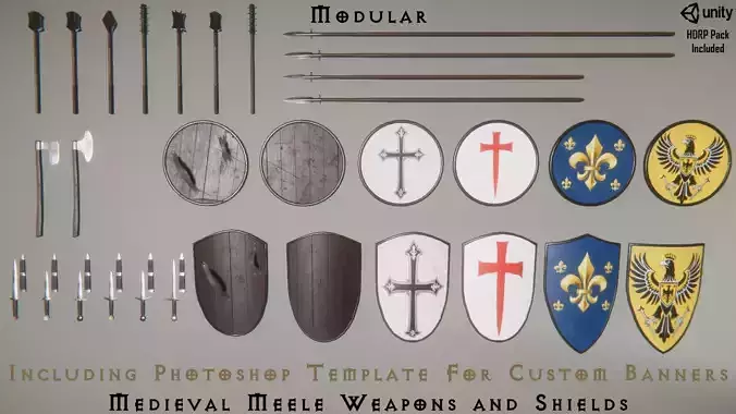 Modular Medieval Weapons Asset Pack