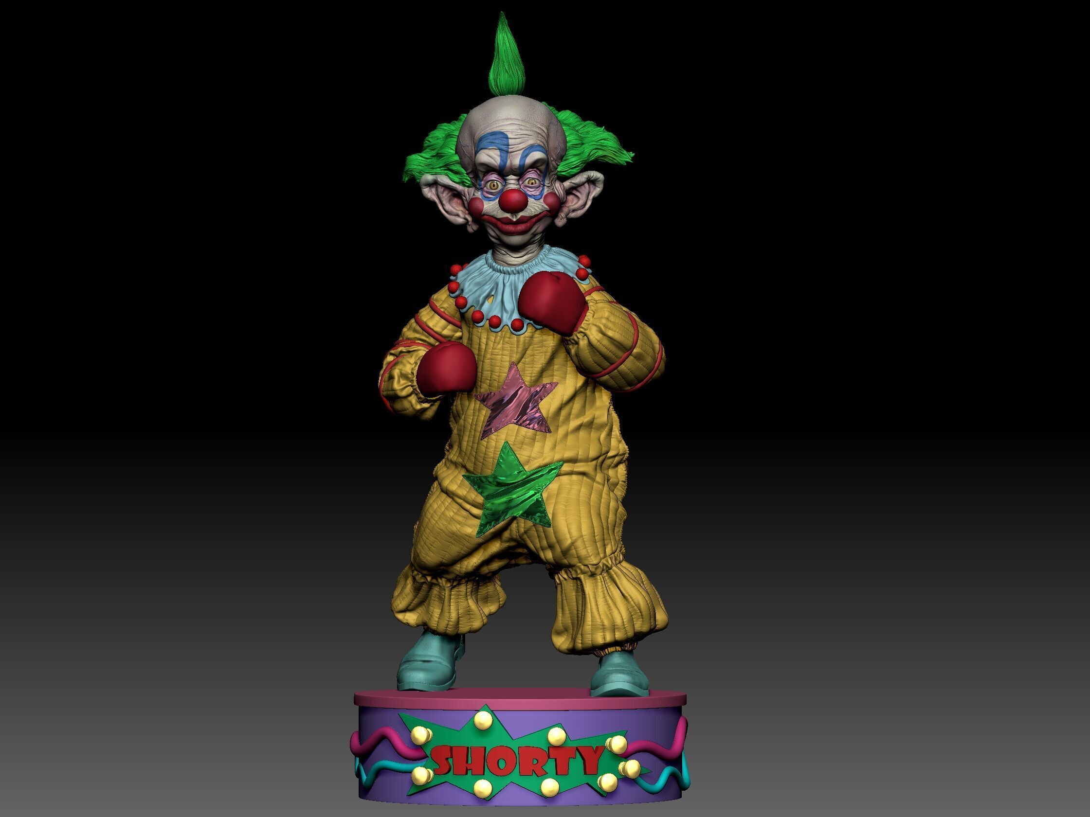 Shorty Killer Klown from outer space 3D print model_16