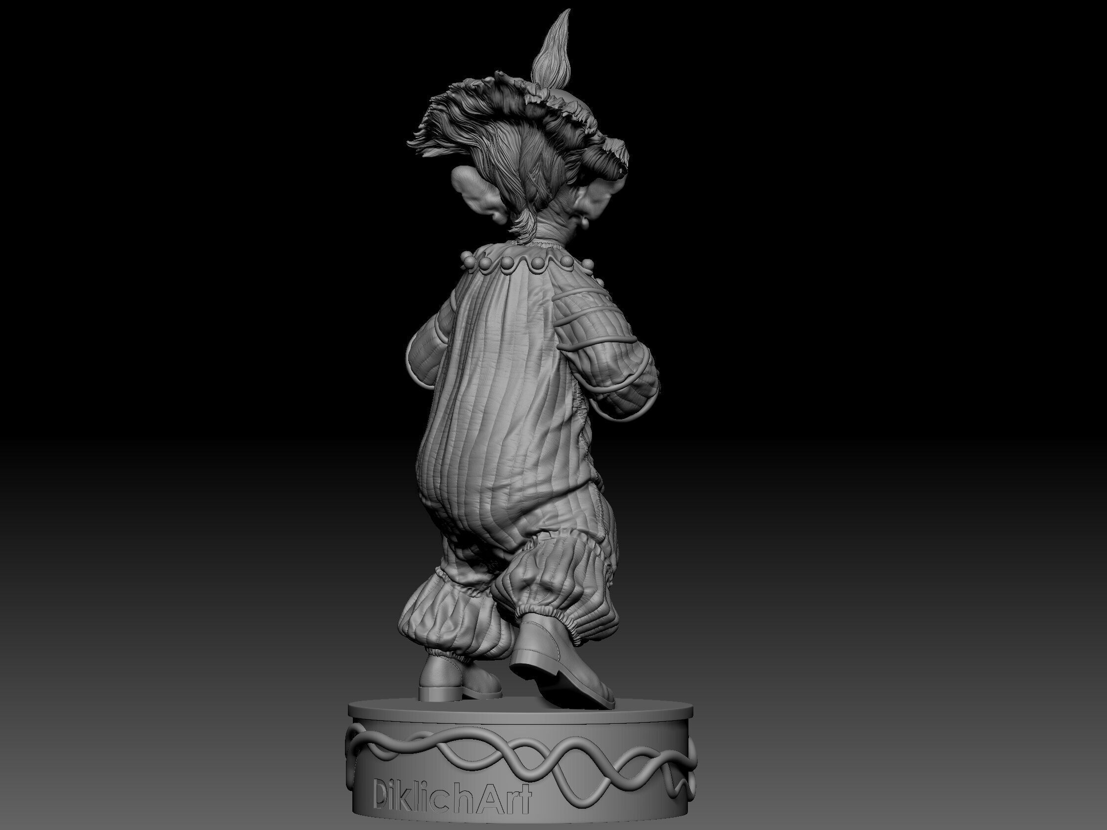 Shorty Killer Klown from outer space 3D print model_44