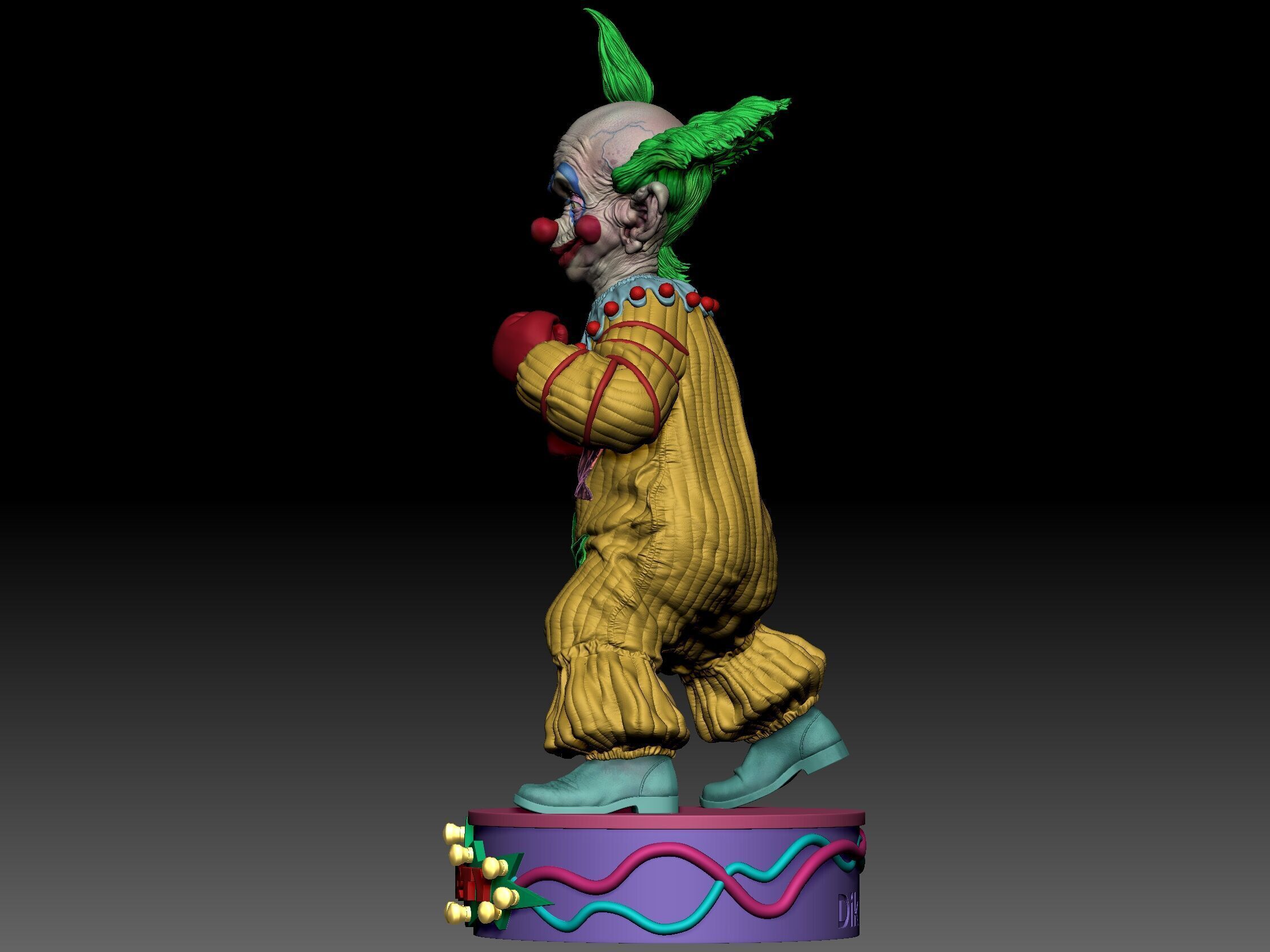 Shorty Killer Klown from outer space 3D print model_32