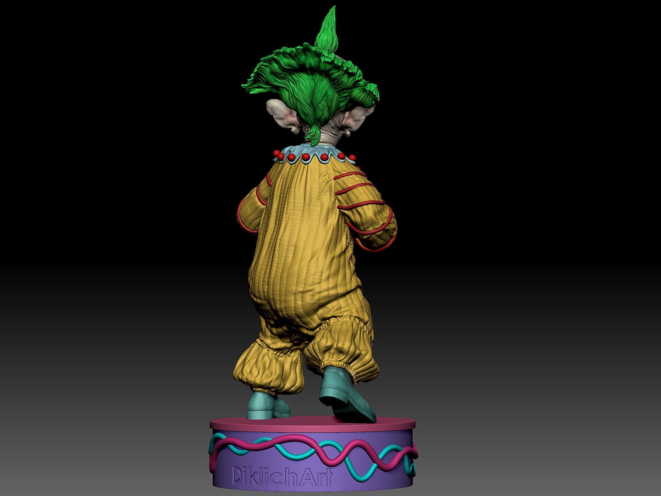 Shorty Killer Klown from outer space 3D print model_43