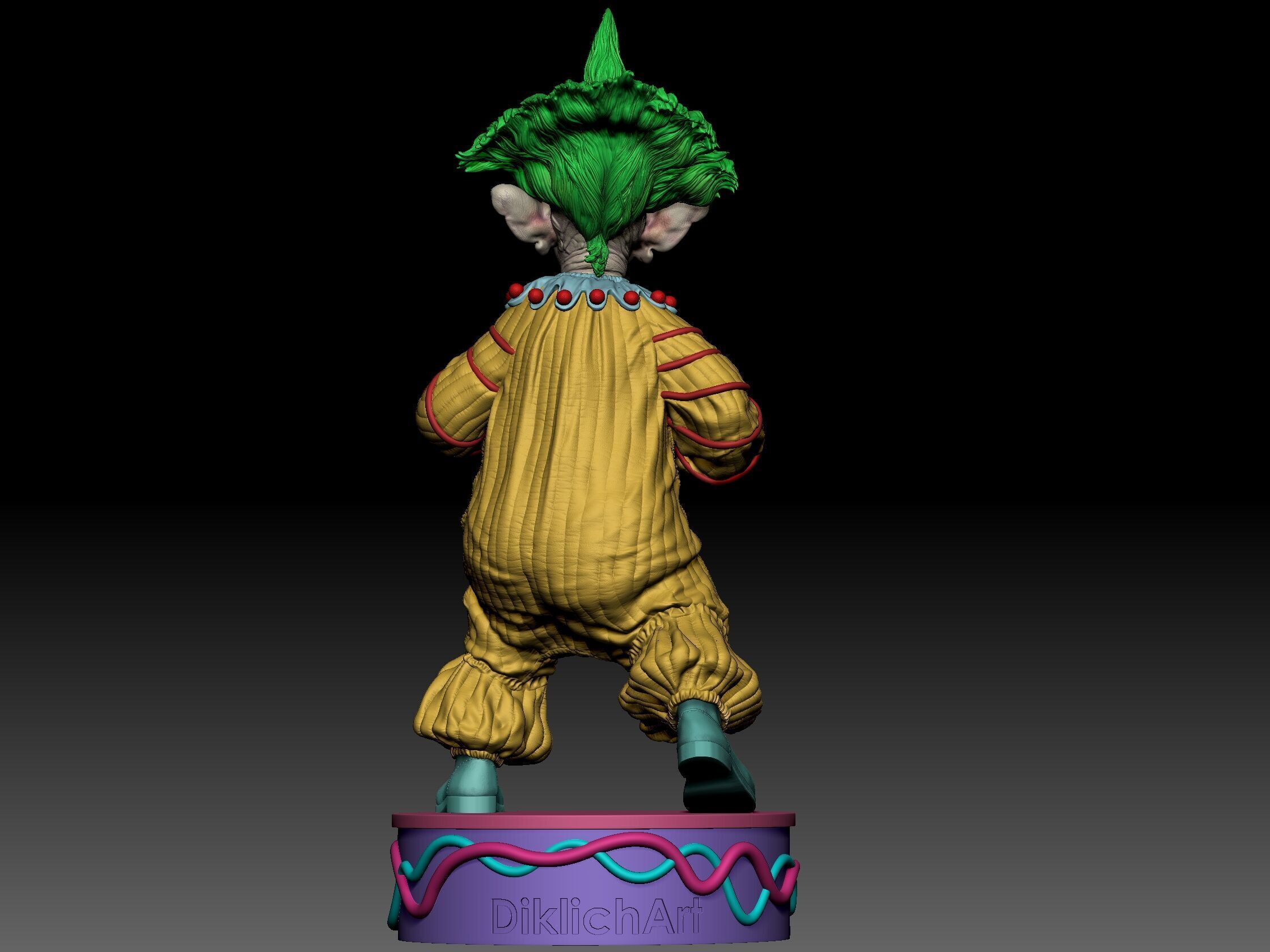 Shorty Killer Klown from outer space 3D print model_38