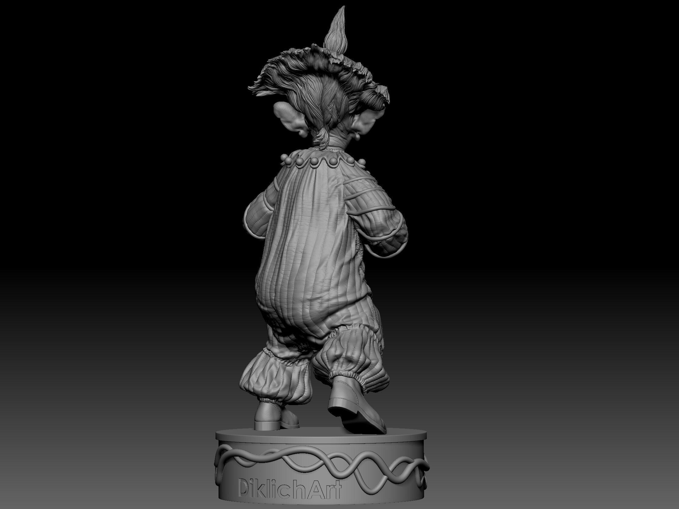 Shorty Killer Klown from outer space 3D print model_42