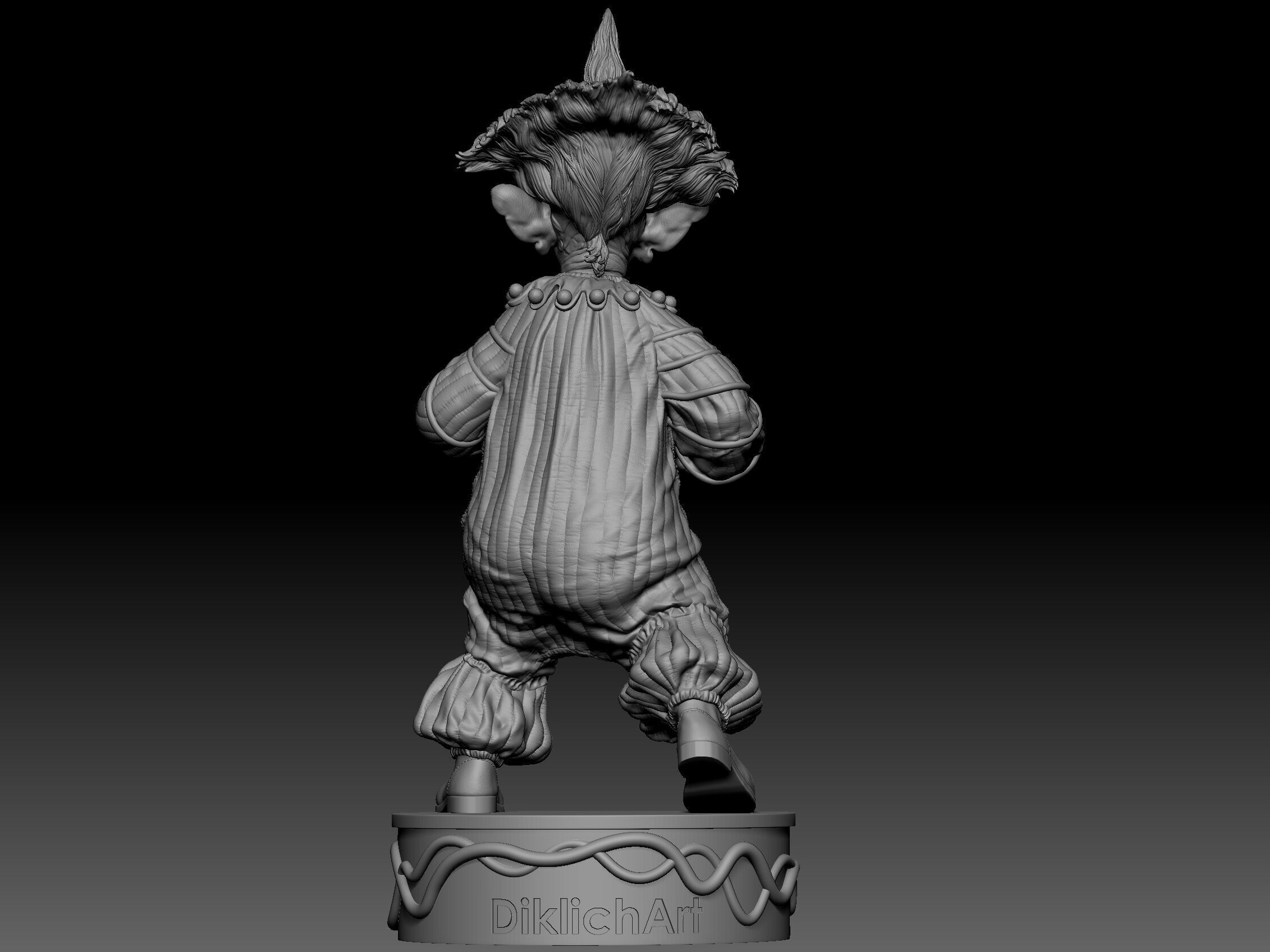 Shorty Killer Klown from outer space 3D print model_39