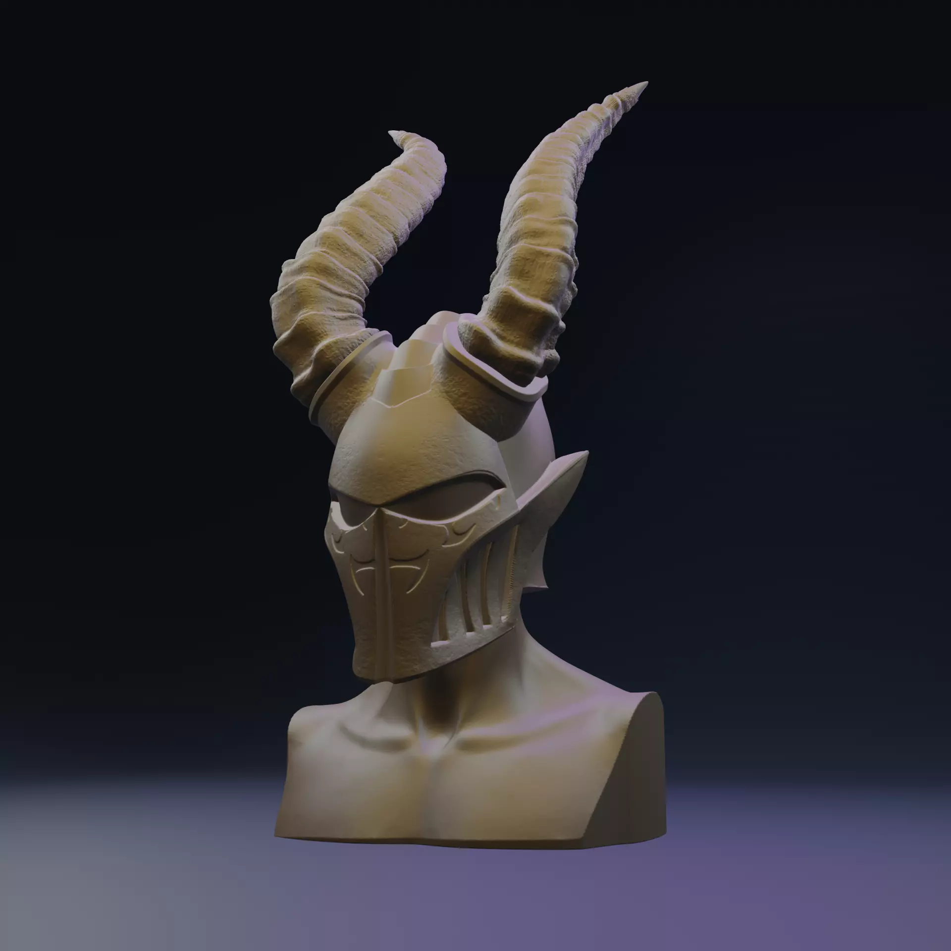 D-E-W bust 3D print model