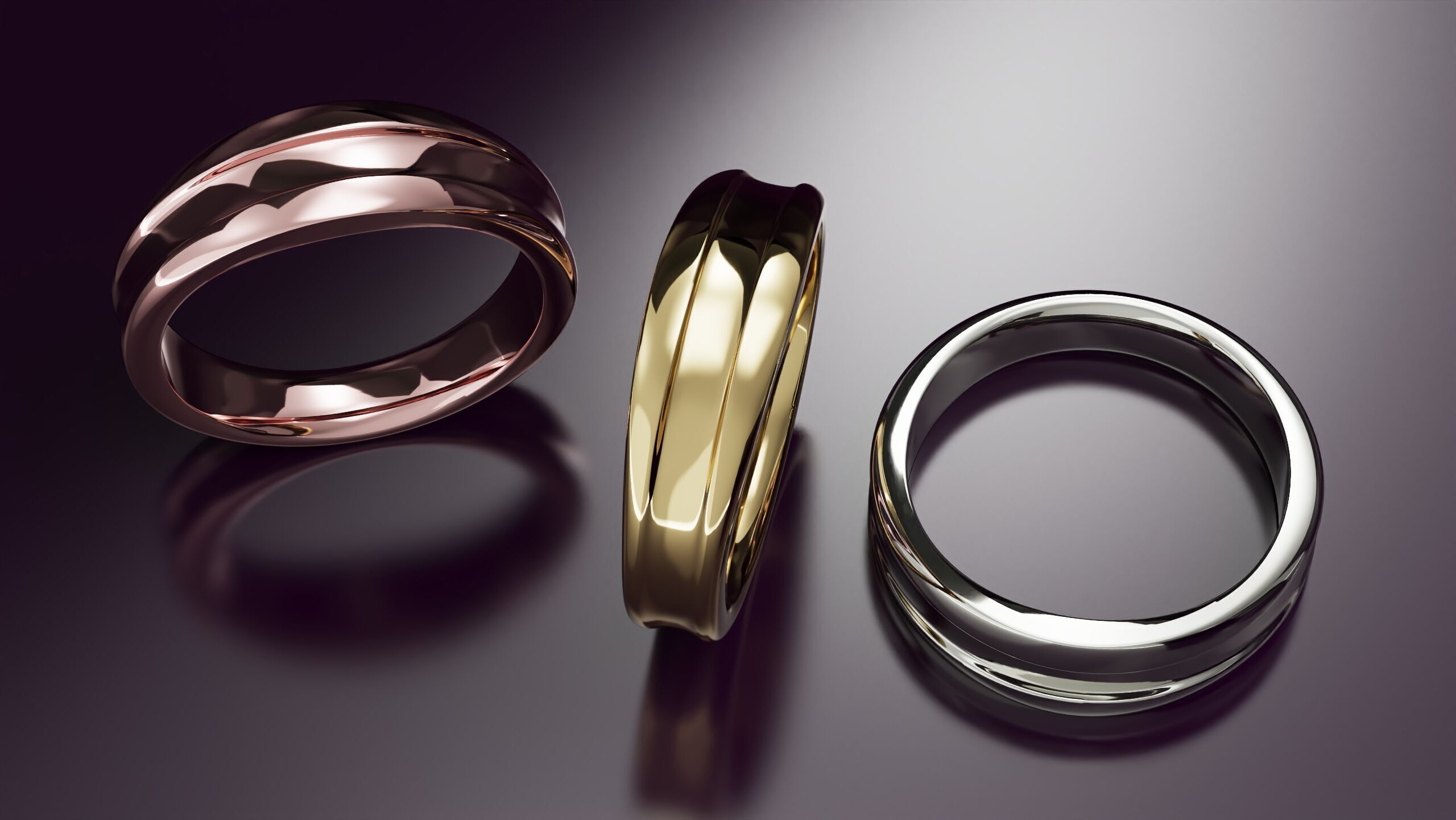 free form ring N40 3D print model_4