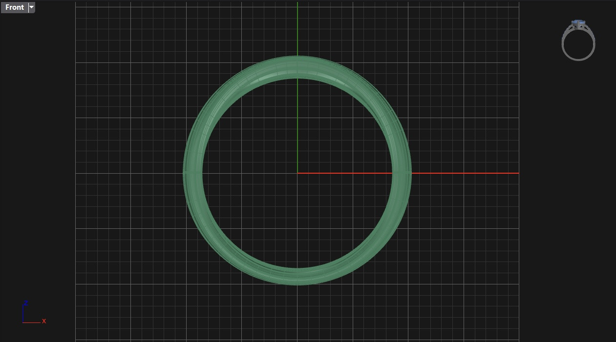 free form ring N40 3D print model_7