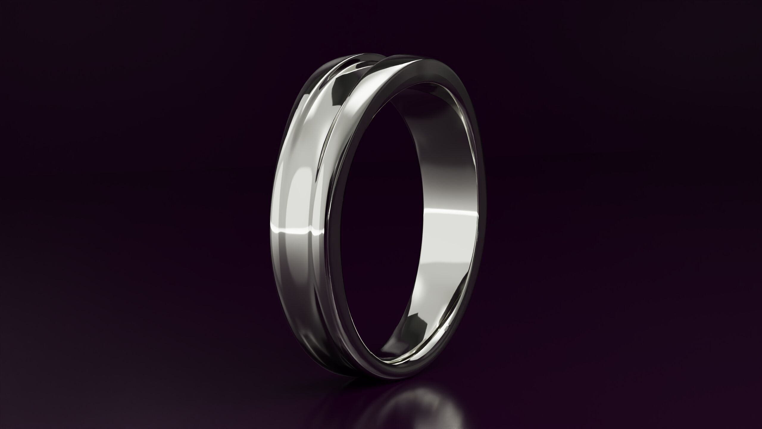 free form ring N40 3D print model_1