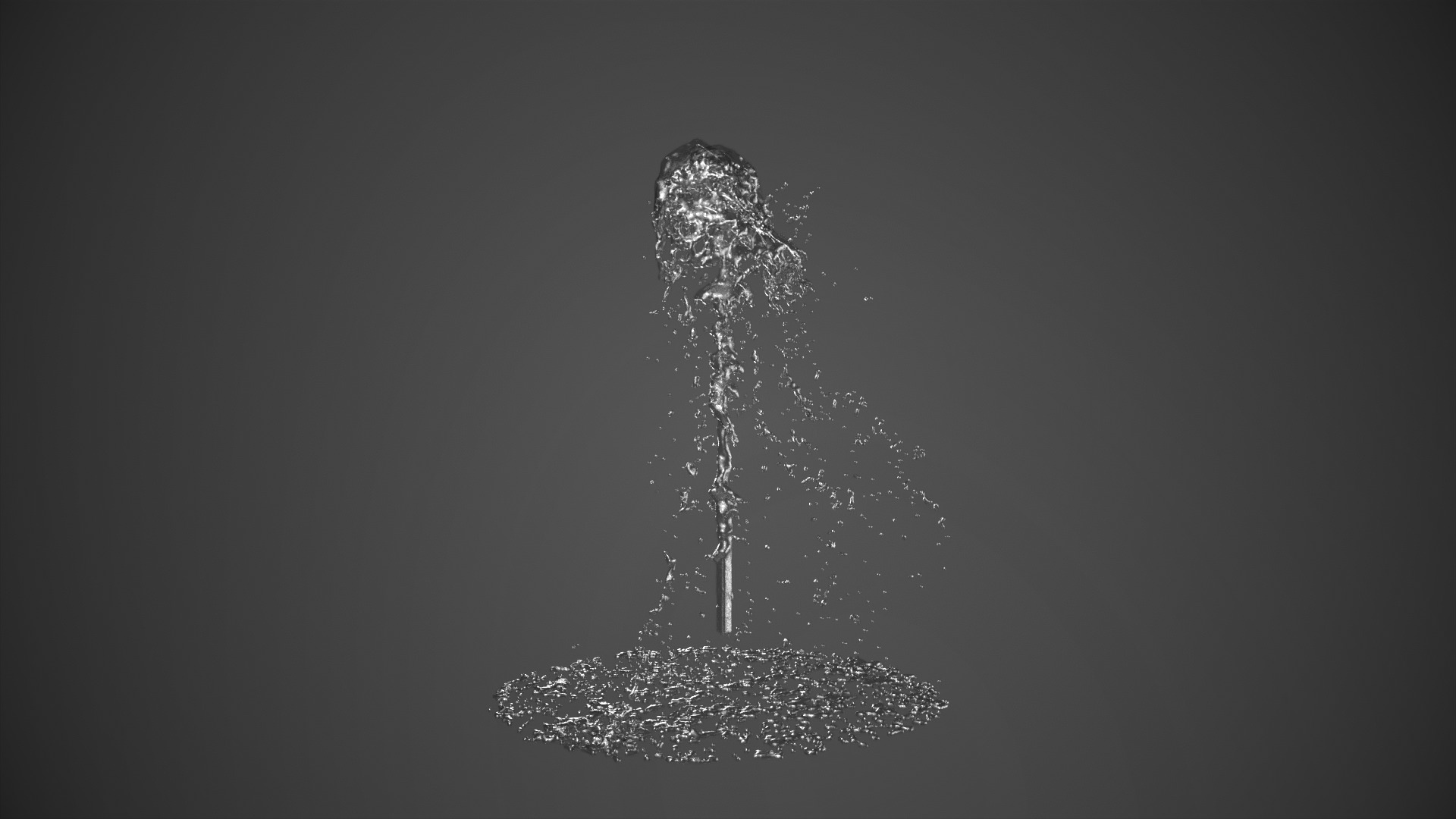 Animated Fountain 3  3D model_8