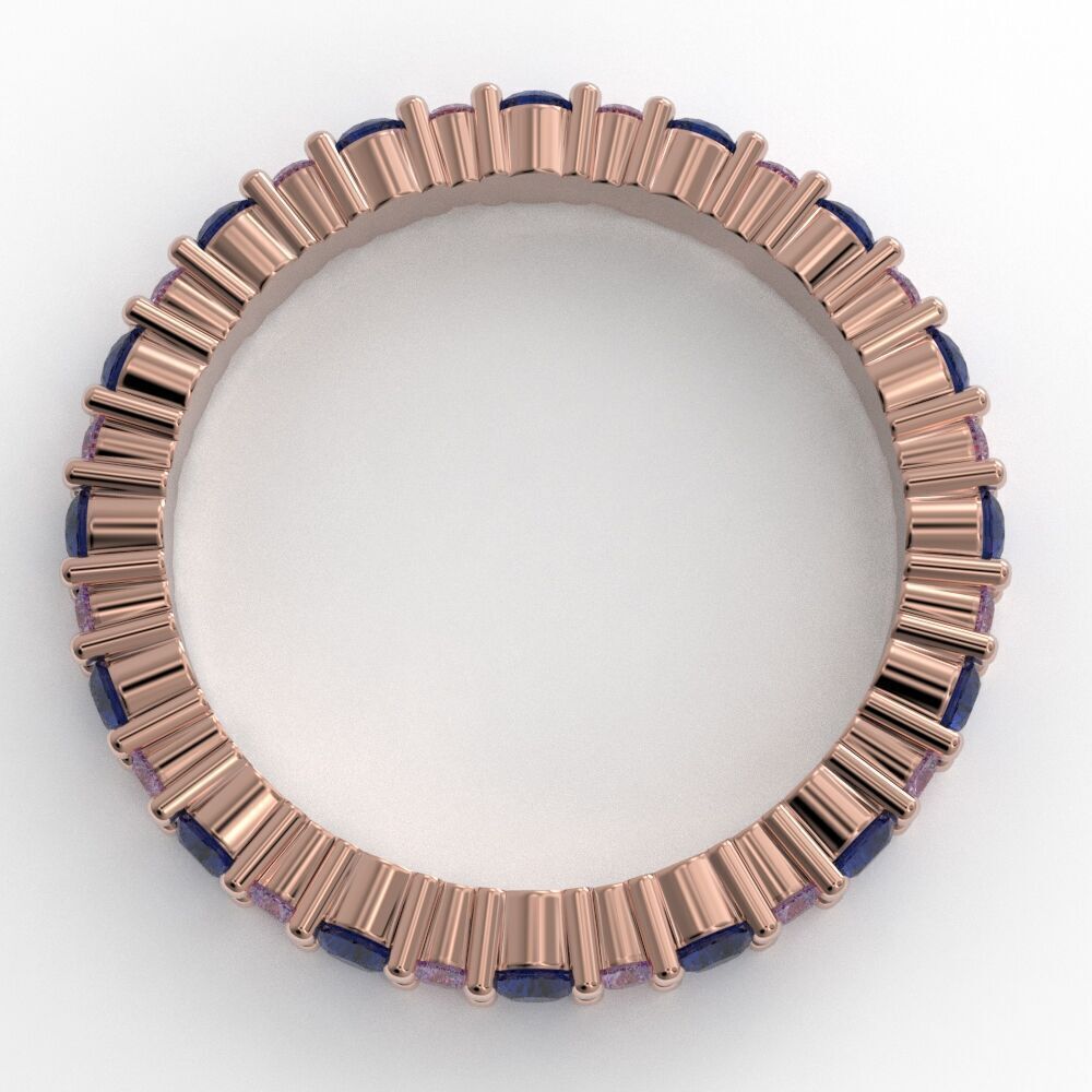 Full Eternity ring style 6 3D print model_5