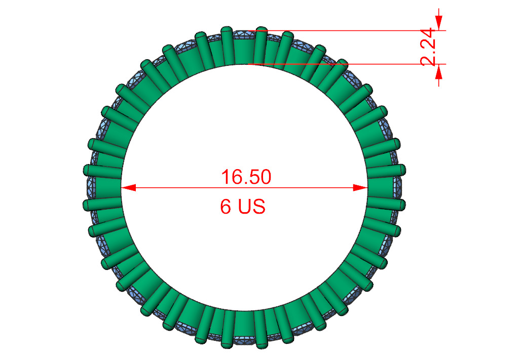 Full Eternity ring style 6 3D print model_6