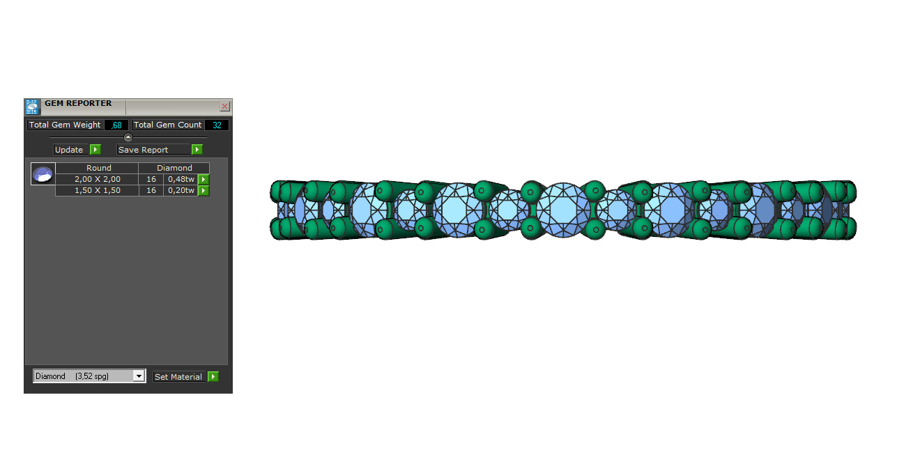 Full Eternity ring style 6 3D print model_7