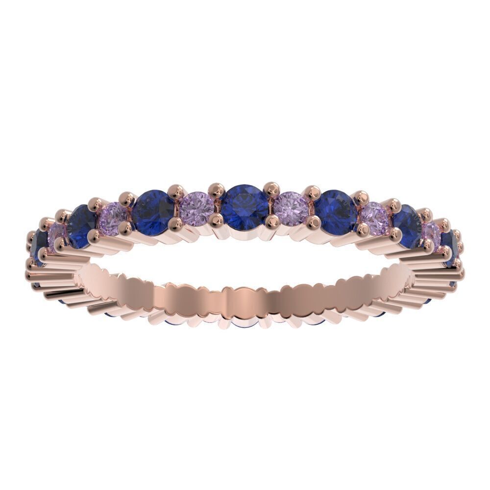 Full Eternity ring style 6 3D print model_1