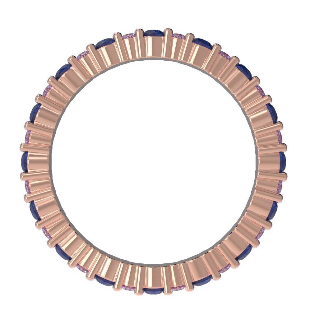 Full Eternity ring style 6 3D print model_4