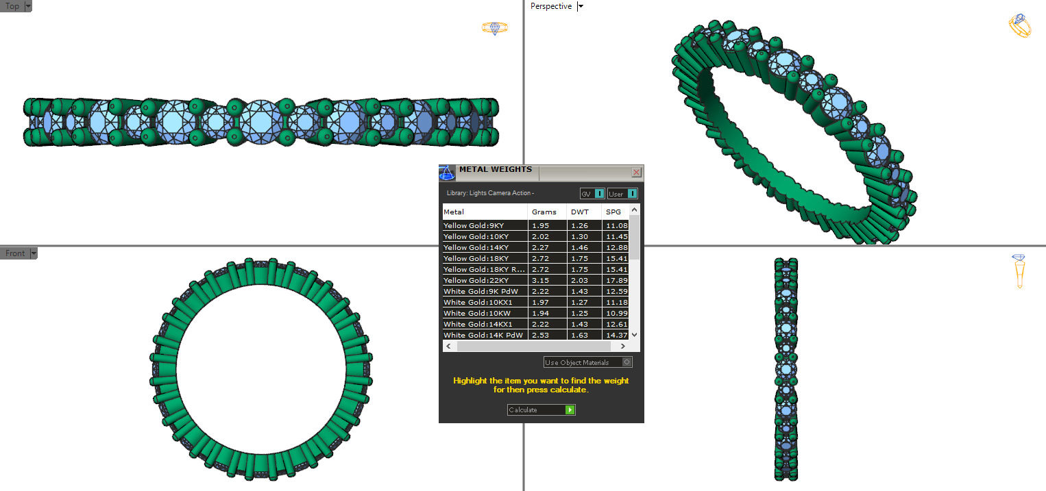 Full Eternity ring style 6 3D print model_10